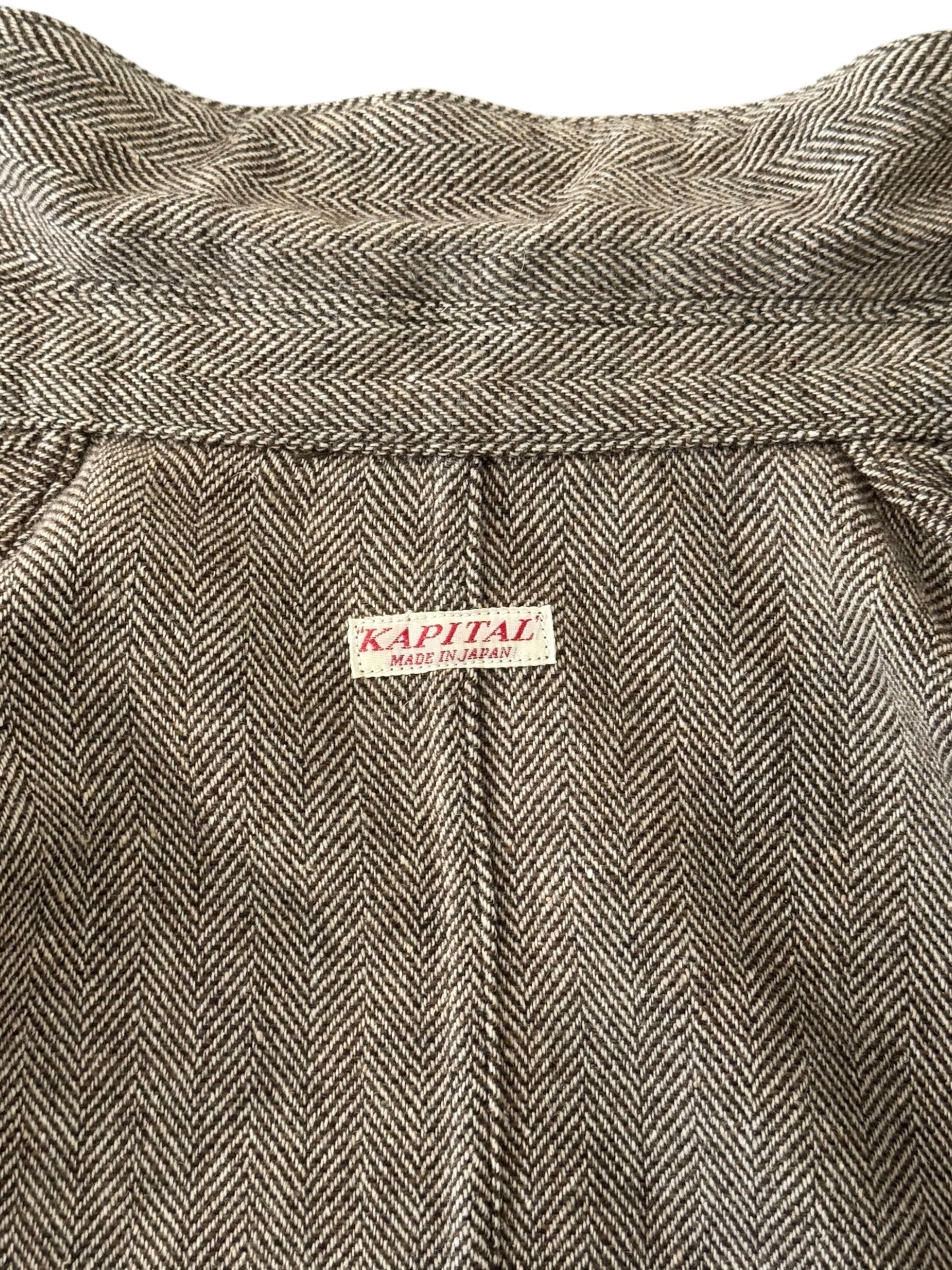 KAPITAL 2010s BROWN WOOL JACKET