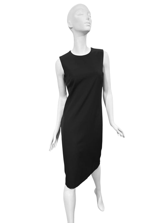MAISON MARGIELA FW2018 BY JOHN GALLIANO BLACK BACK CUT OUT MIDI DRESS