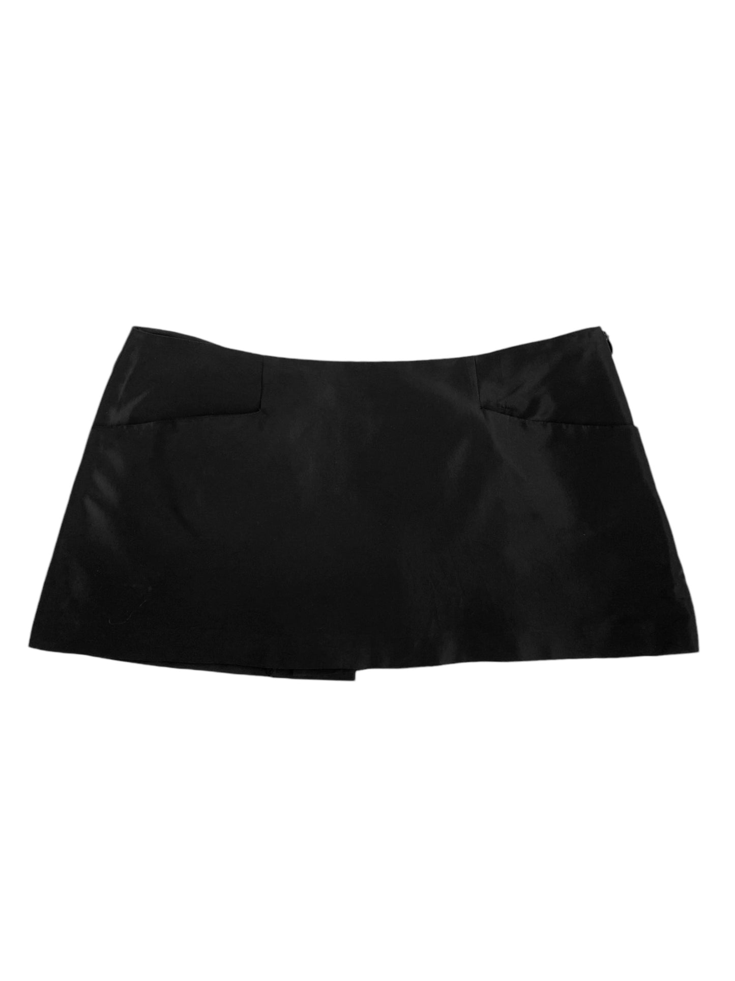 ALEXANDER MCQUEEN SS1997 «LA POUPÉE» BLACK BUMSTER MINI SKIRT