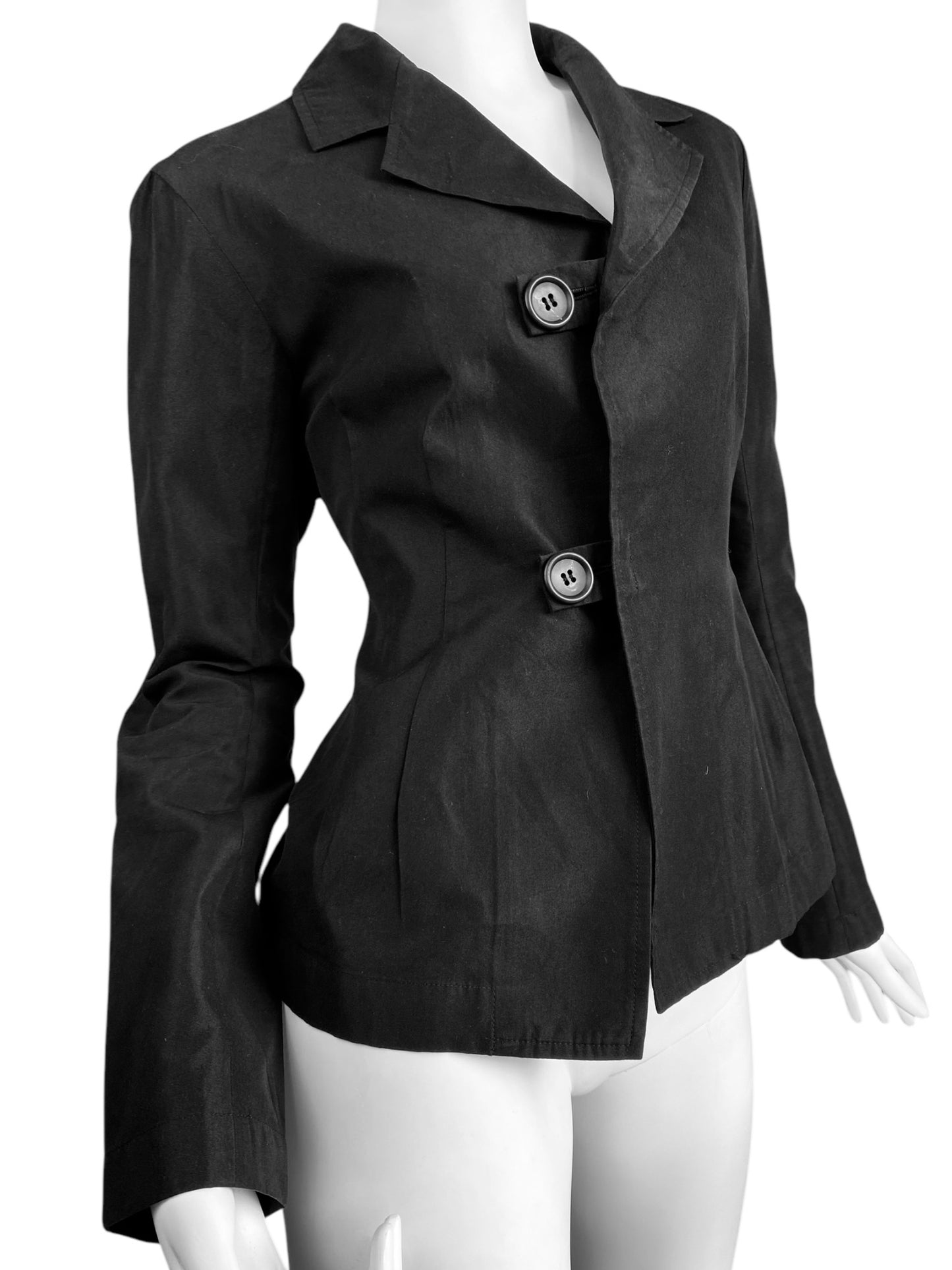 Y’S YOHJI YAMAMOTO SS2002 BLACK BLAZER