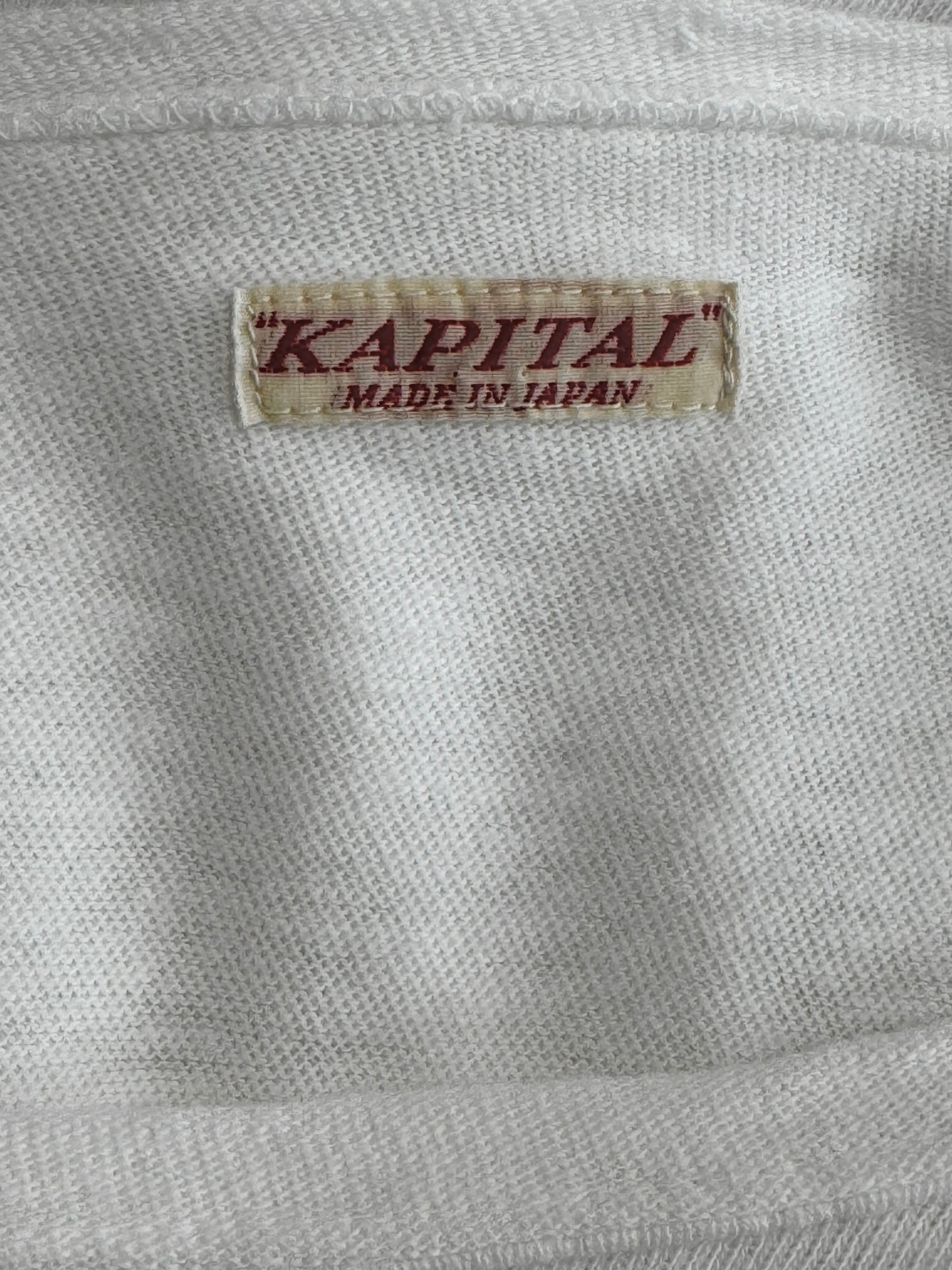 KAPITAL 2000s WHITE OVERSIZE BLOUSE