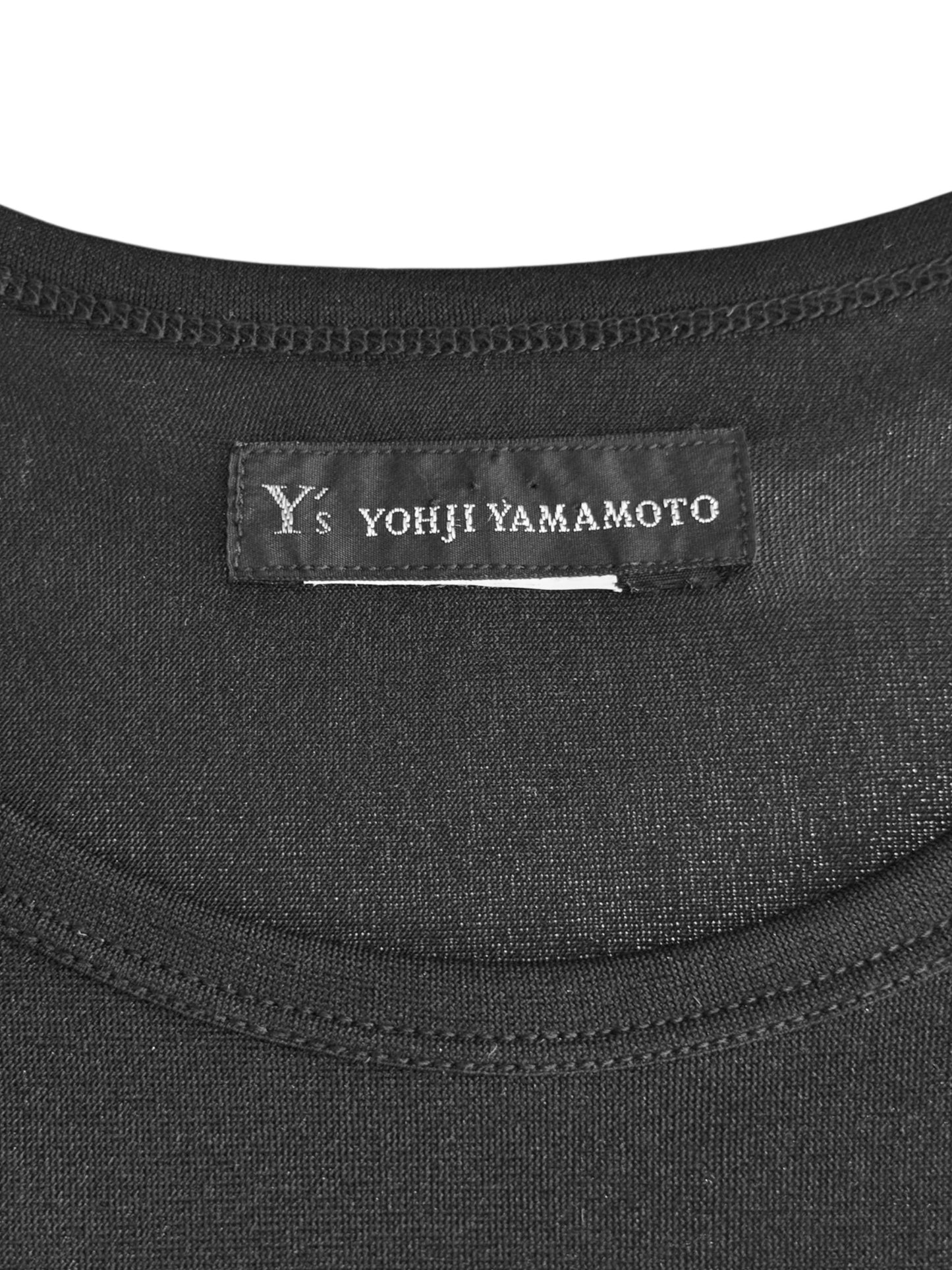 Y’S YOHJI YAMAMOTO 2000s BLACK PLEATED TOP