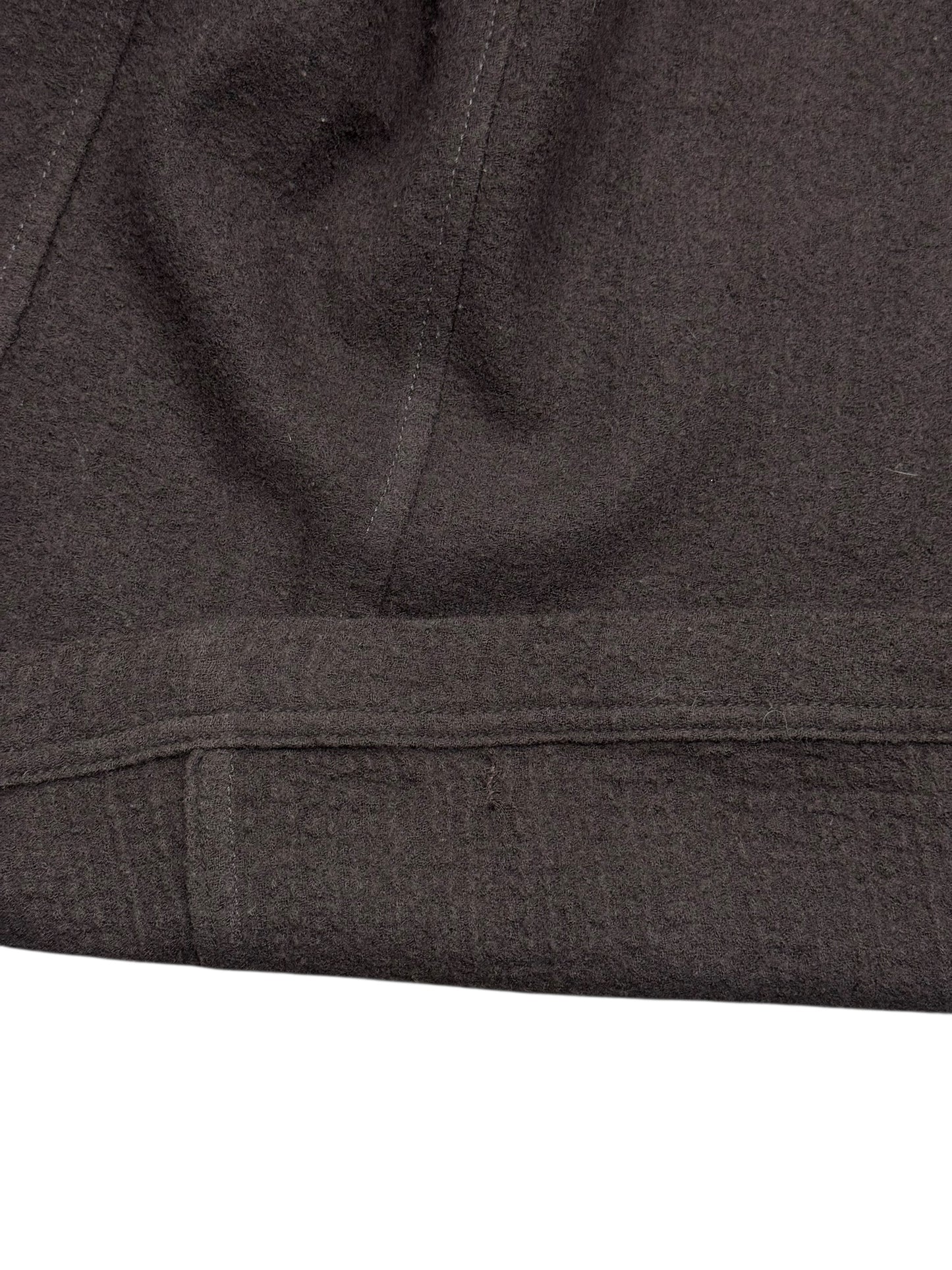 ISAAC SELLAM 2010s BROWN LEATHER SCARF JACKET