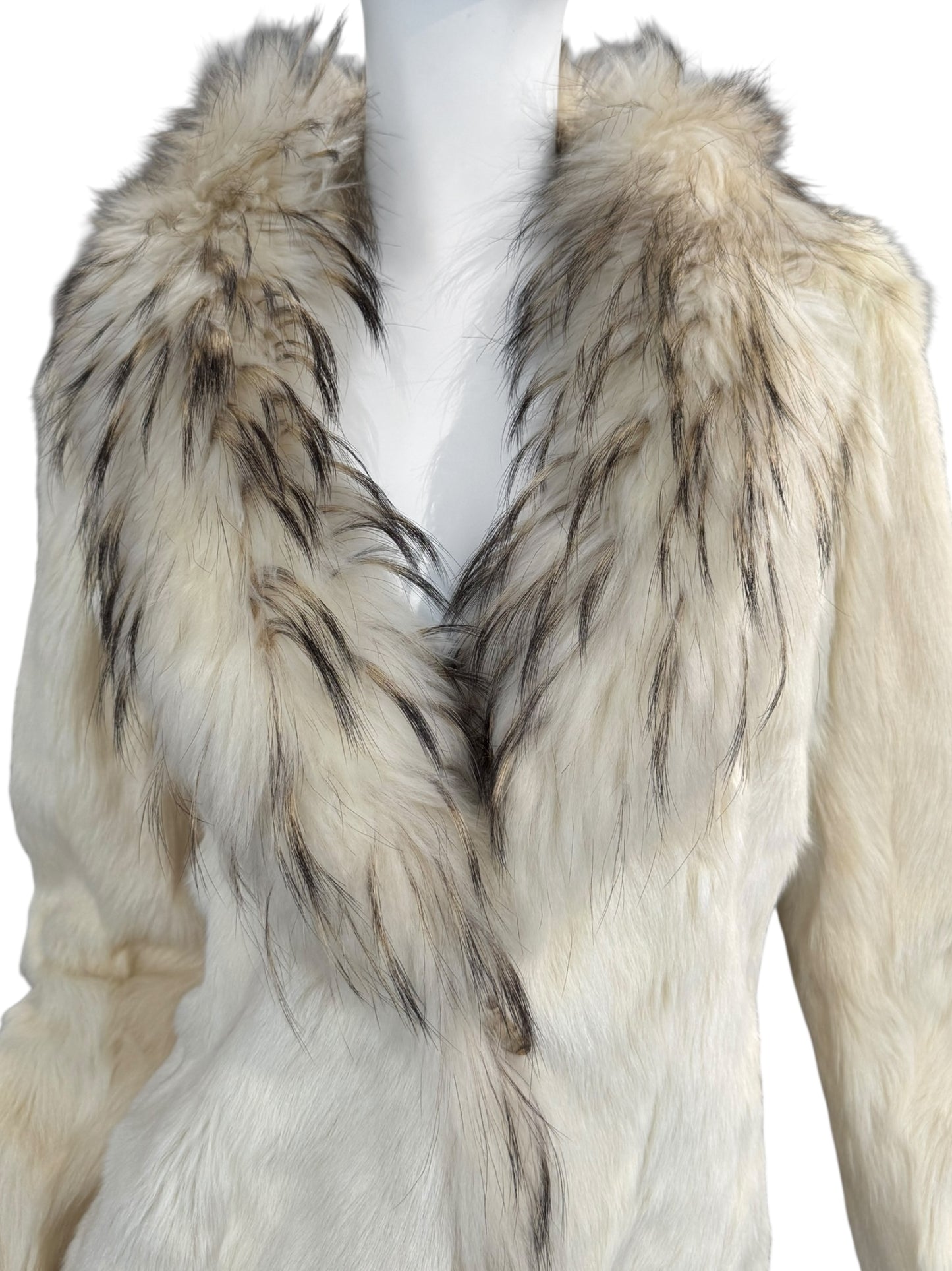 JITROIS 2000s CREAM FUR REVERSIBLE JACKET