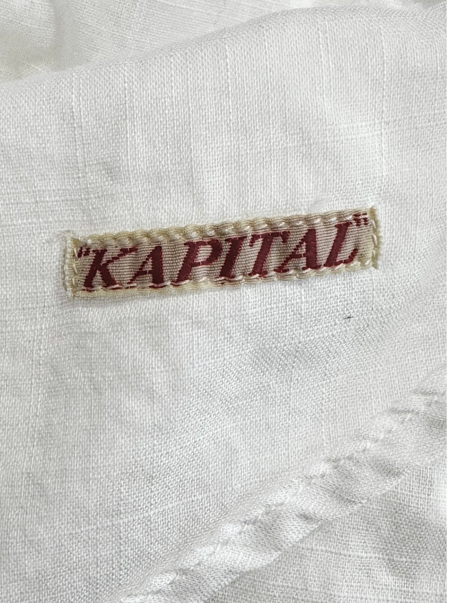 KAPITAL 2000s WHITE ROMANTIC BLOUSE