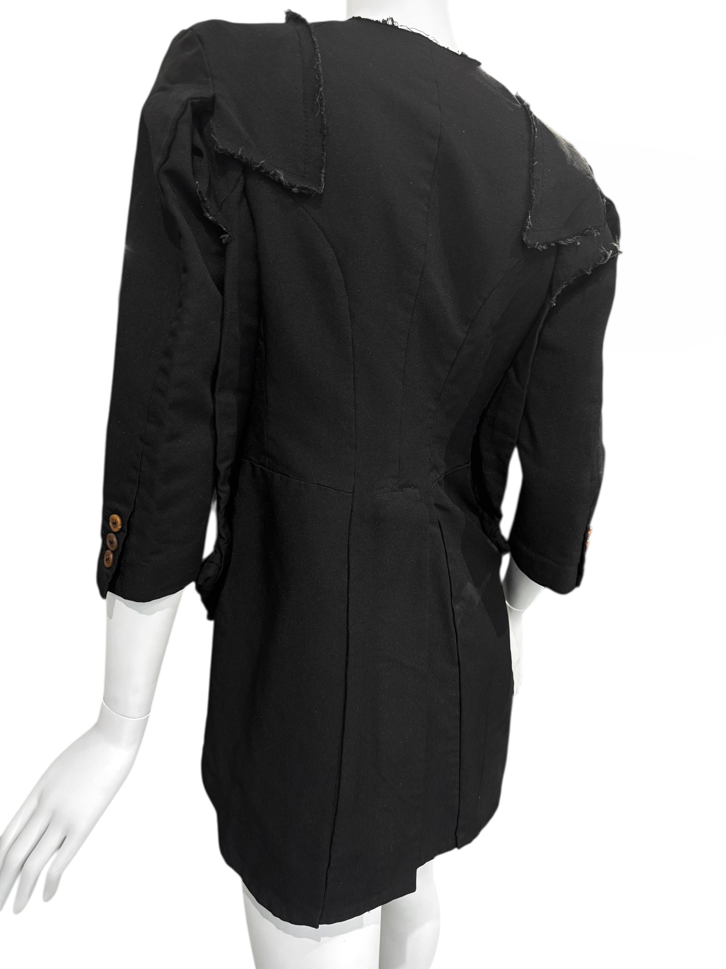 COMME DES GARÇONS SS2013 BLACK DECONSTRUCTED JACKET