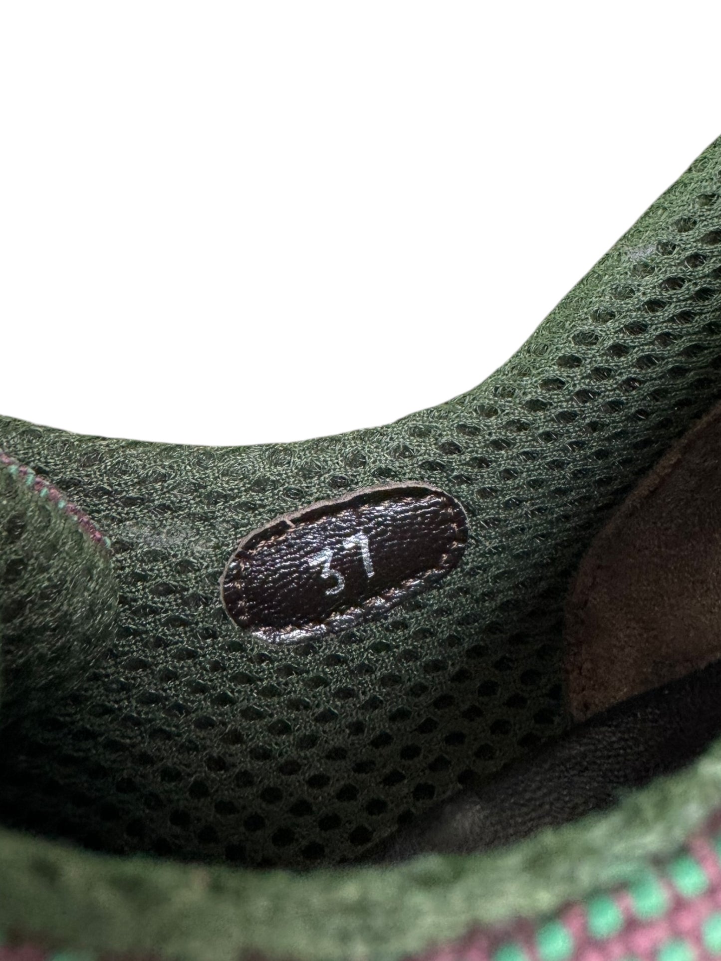 MIU MIU FW1999 KHAKI LEATHER BUBBLE SOLE HEELS