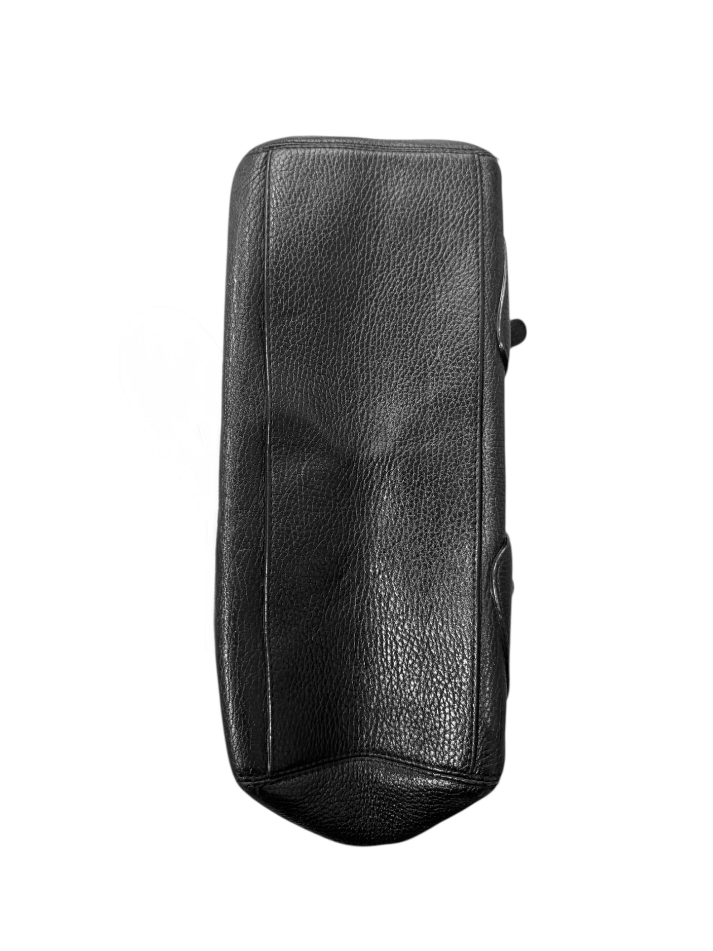 GIANFRANCO FERRE 2000s BLACK LEATHER BAG