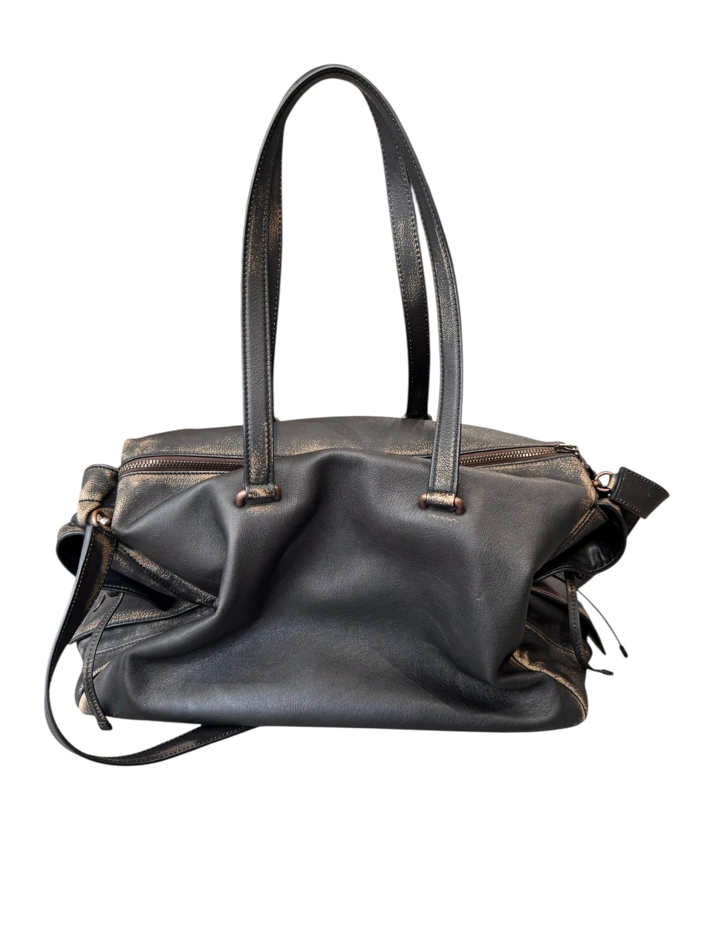 ACNE STUDIOS SS2025 BROWN LEATHER BAG