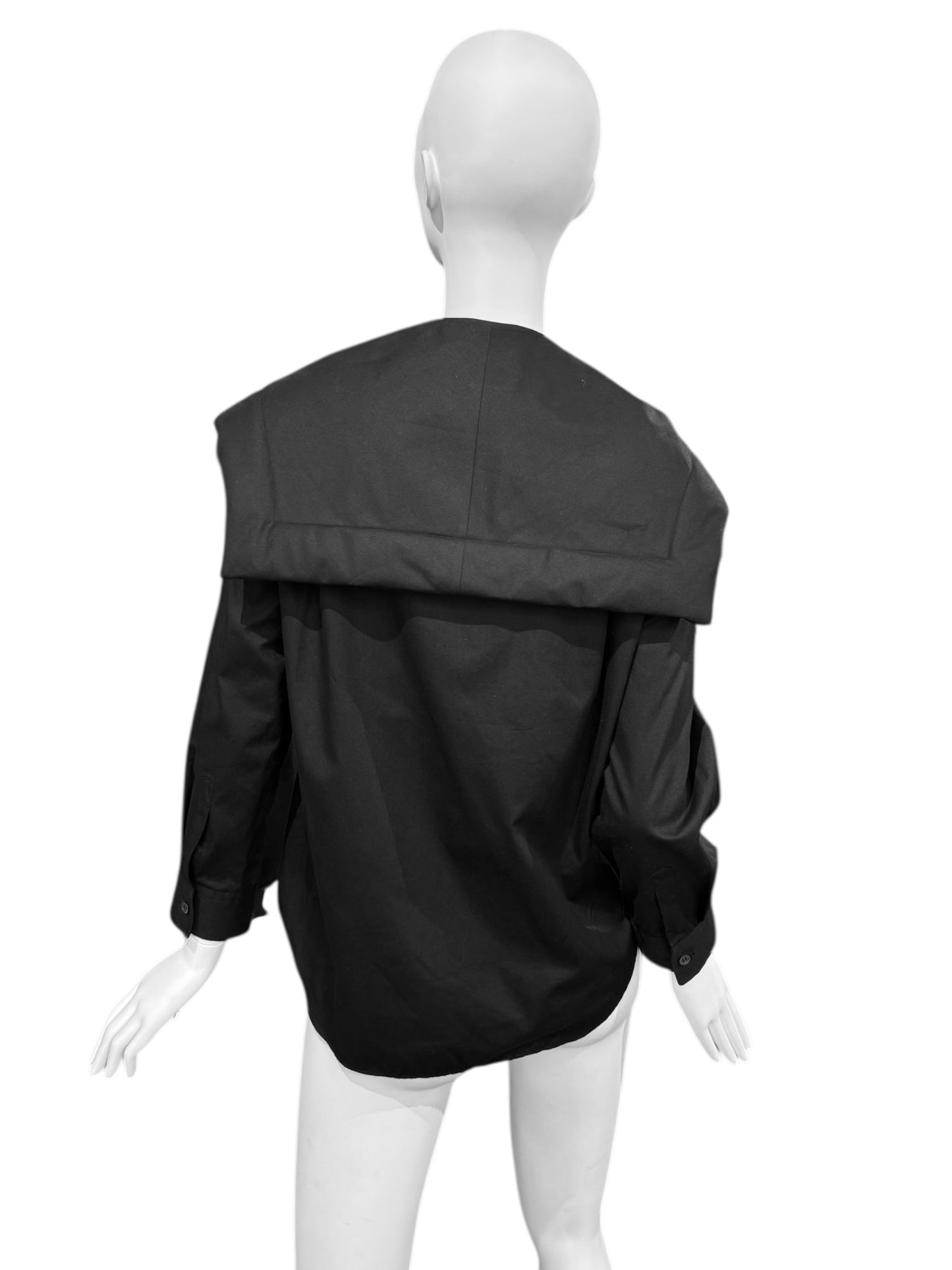 COMME DES GARÇONS TRICOT FW2020 BLACK BOW COLLAR SHIRT