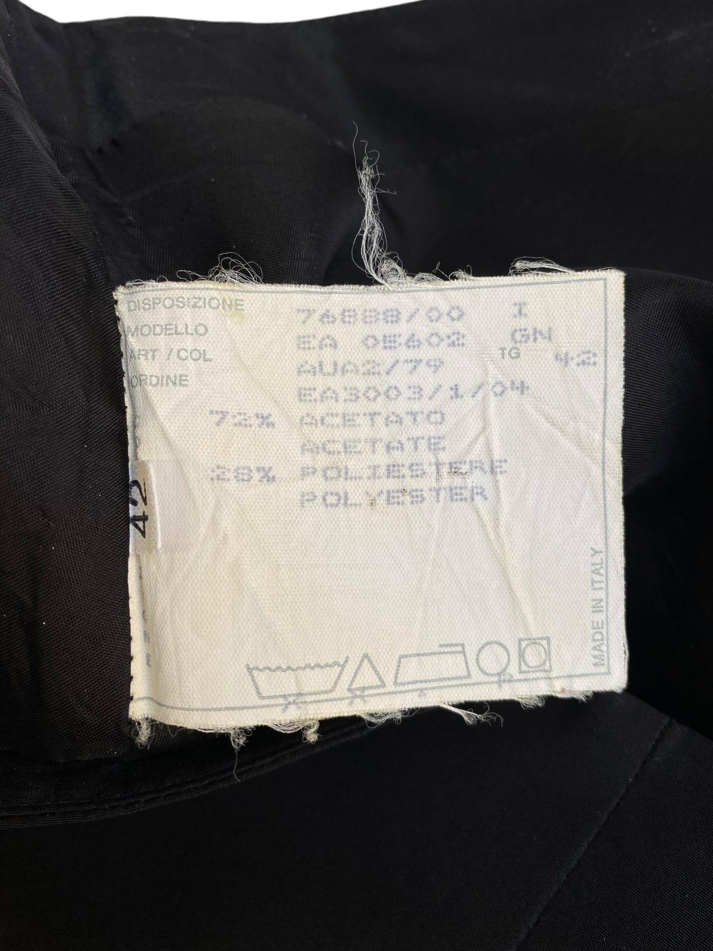 ALEXANDER MCQUEEN SS1997 «LA POUPÉE» BLACK BUMSTER MINI SKIRT