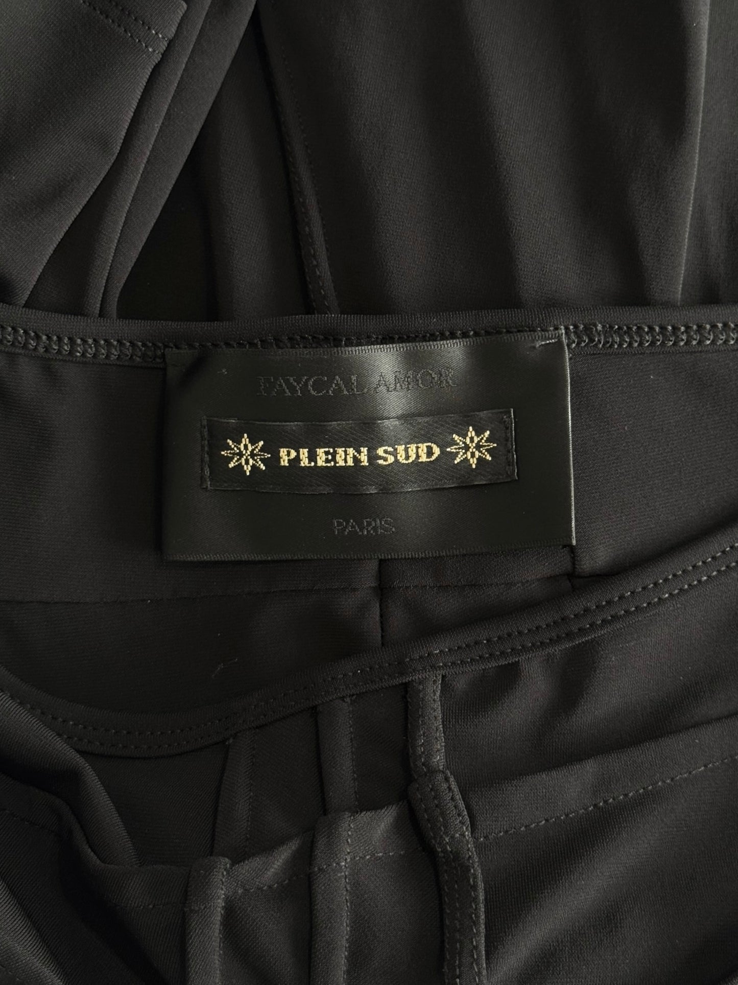 PLEIN SUD SS2004 BLACK MINI SKIRT