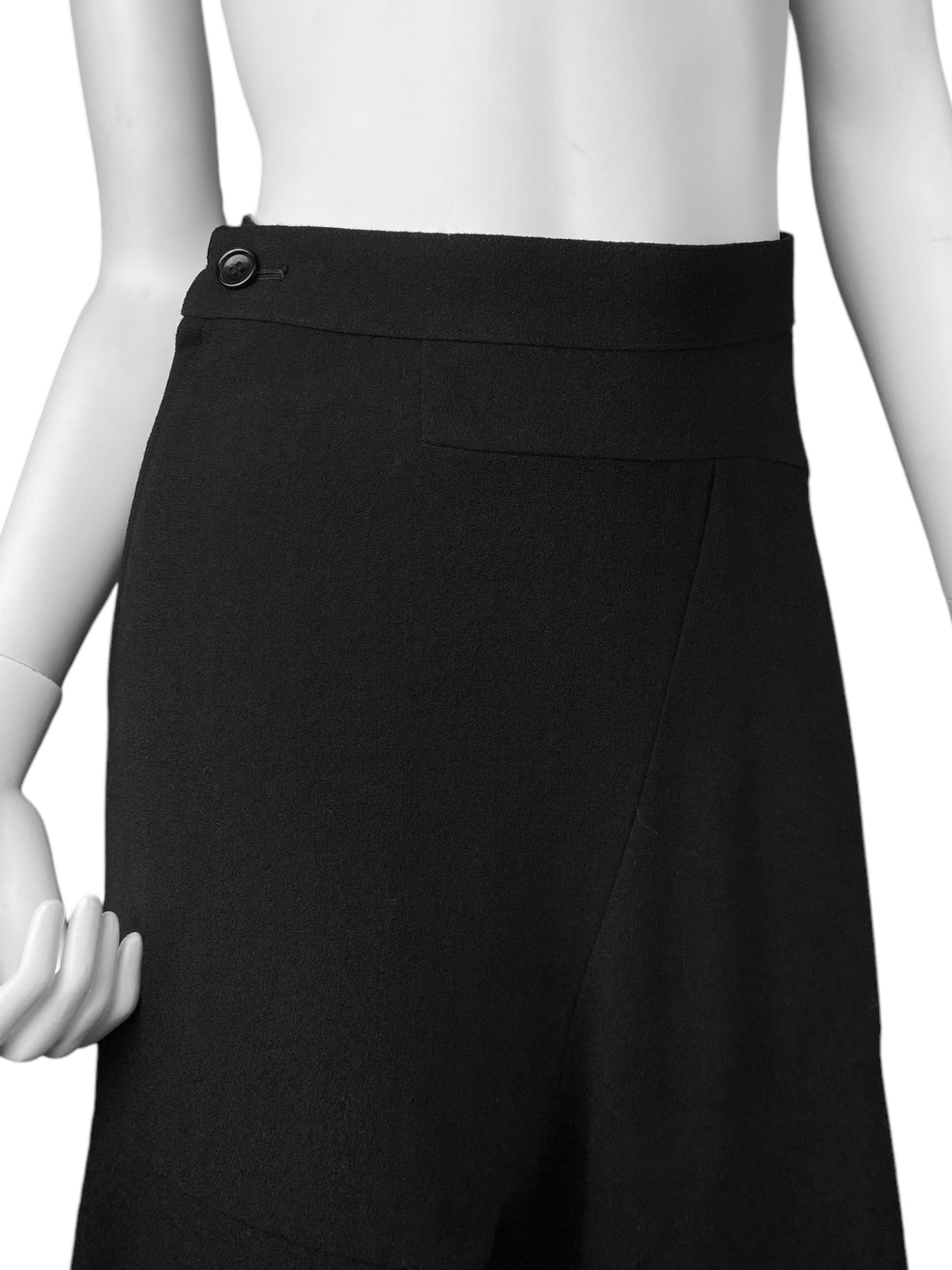 JUNYA WATANABE FW2013 BLACK WOOL WIDE LEG CULOTTES PANTS