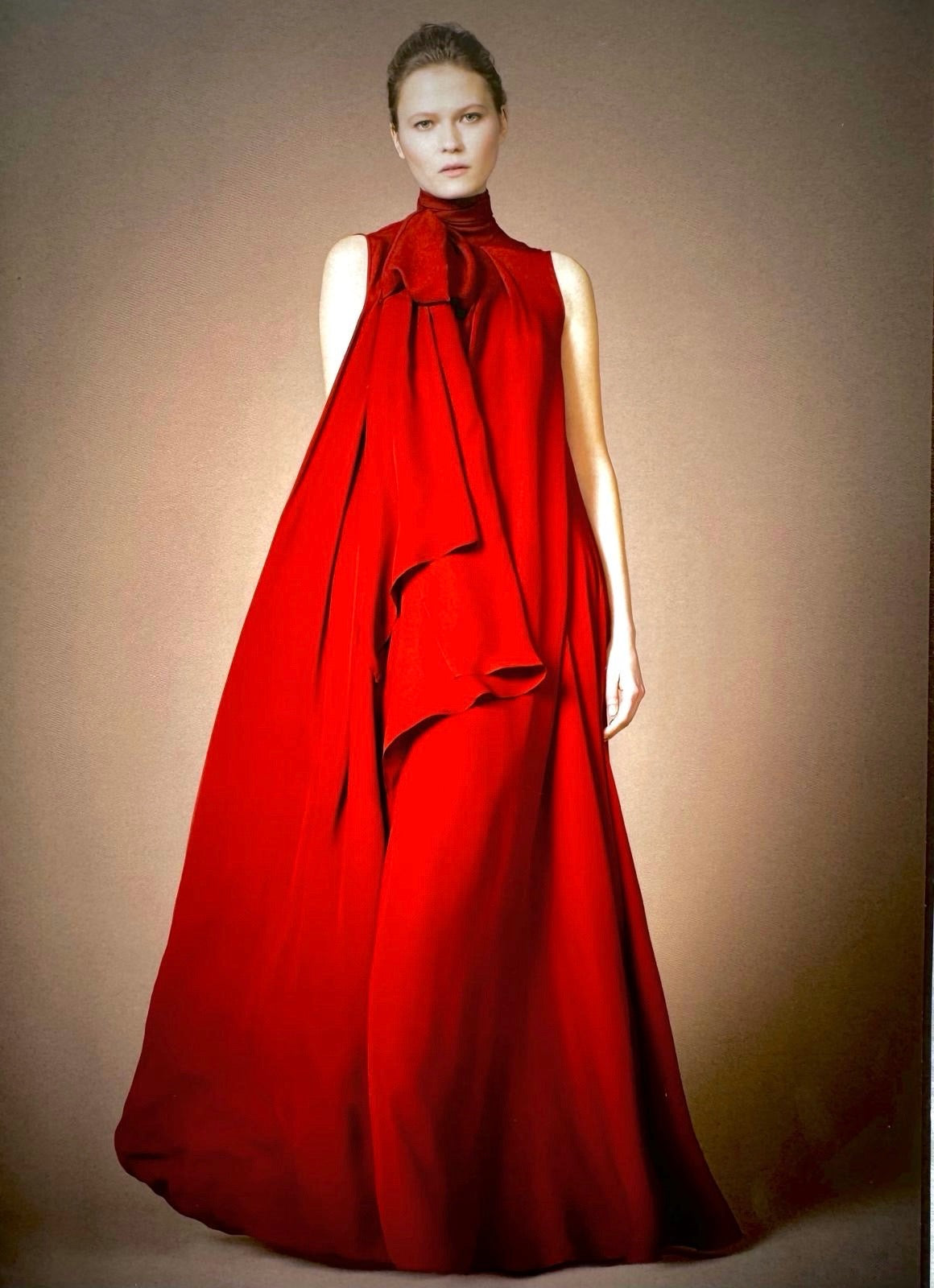 PLEIN SUD PRE-FALL 2014 BLACK SILK DRAPED MAXI DRESS