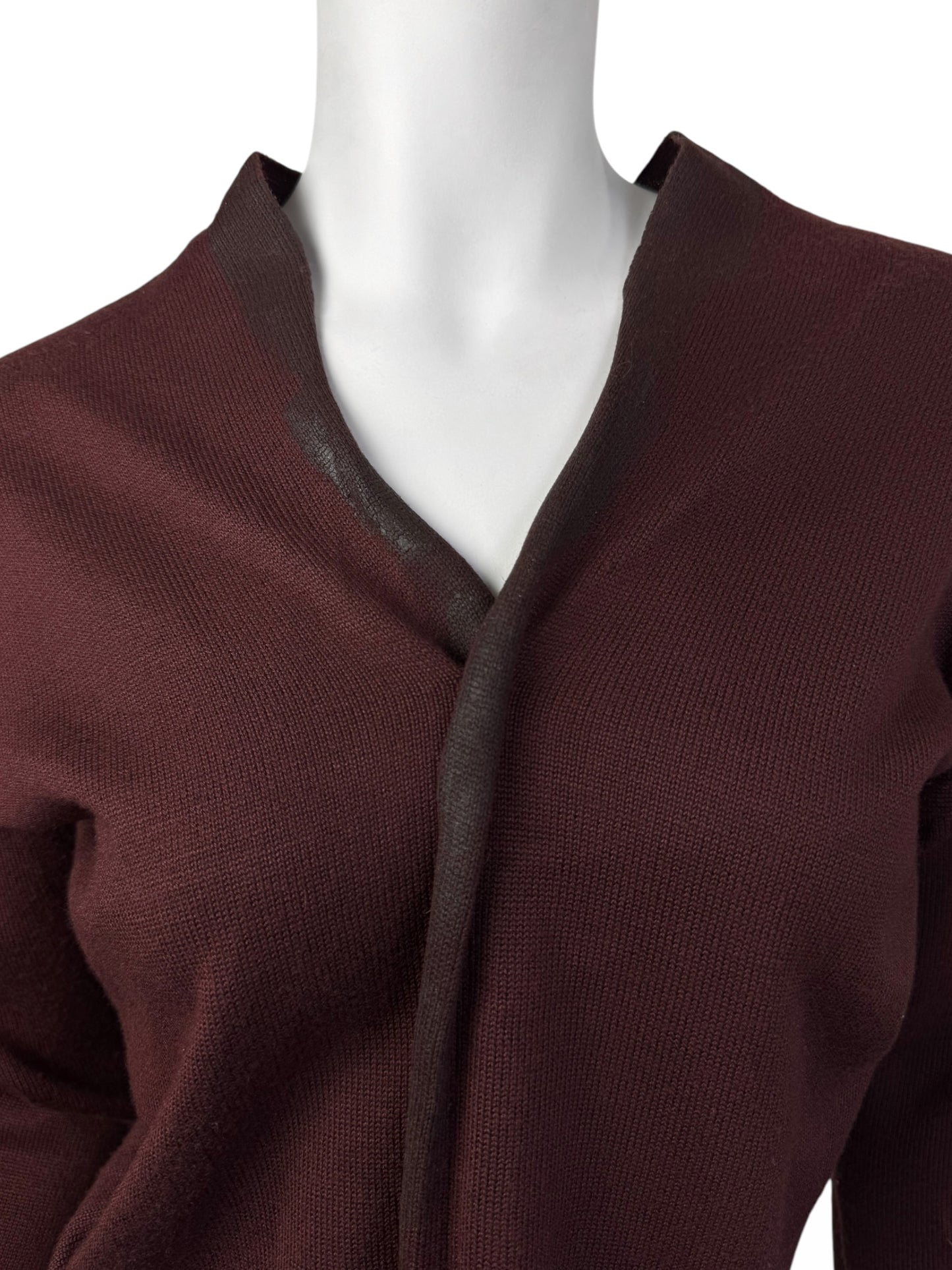 COMME DES GARÇONS SS1992 BROWN KNIT SWEATER