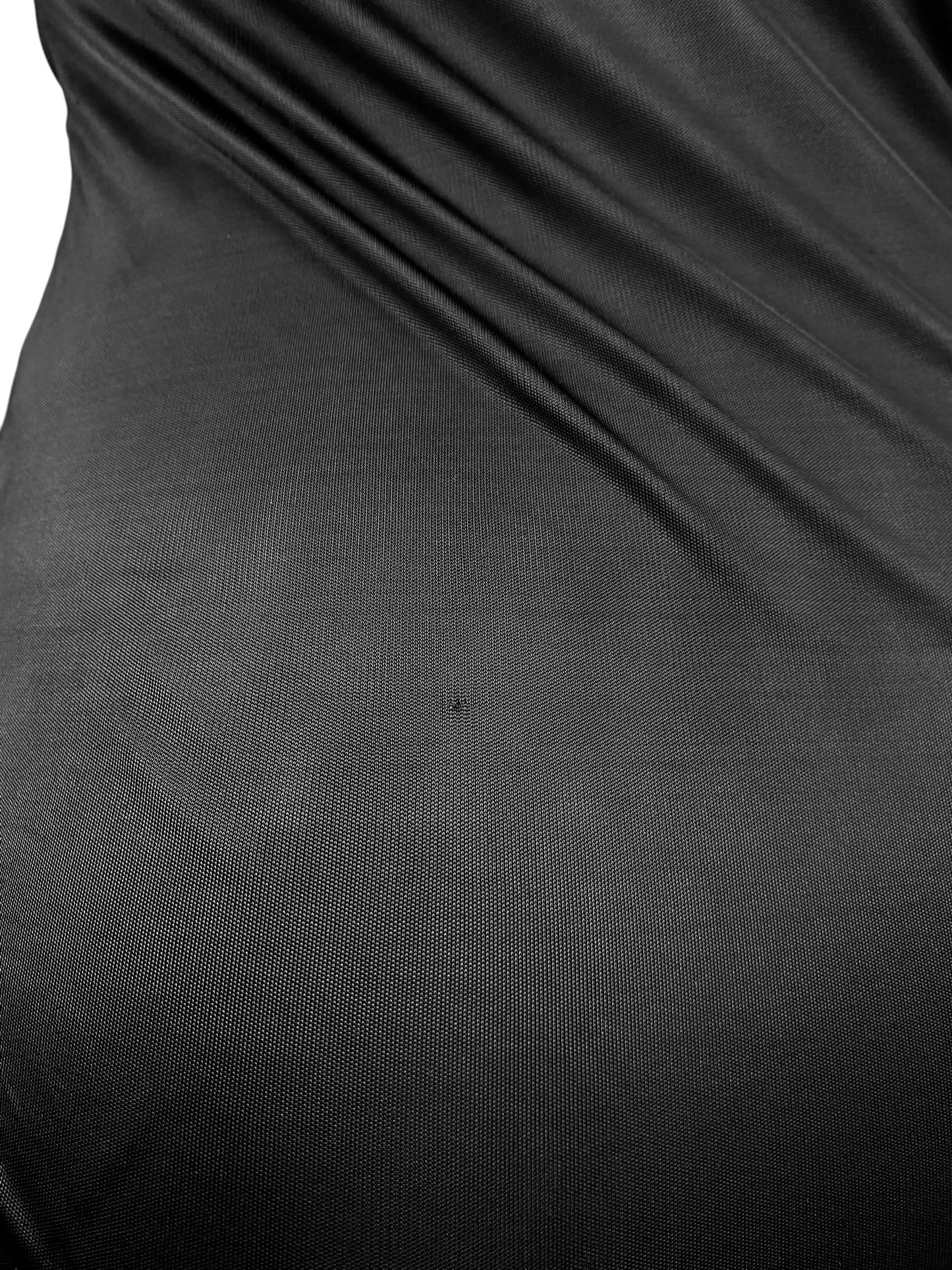 ALEXANDER MCQUEEN SS1996 «THE HUNGER» BLACK RUCHED CUT-OUT BODYCON DRESS