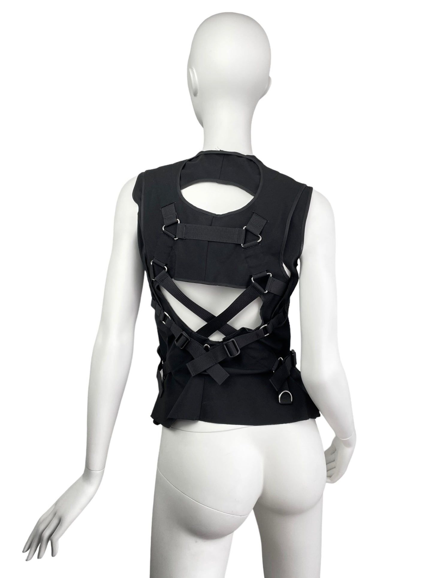 JUNYA WATANABE SS2003 BLACK BONDAGE TANK TOP