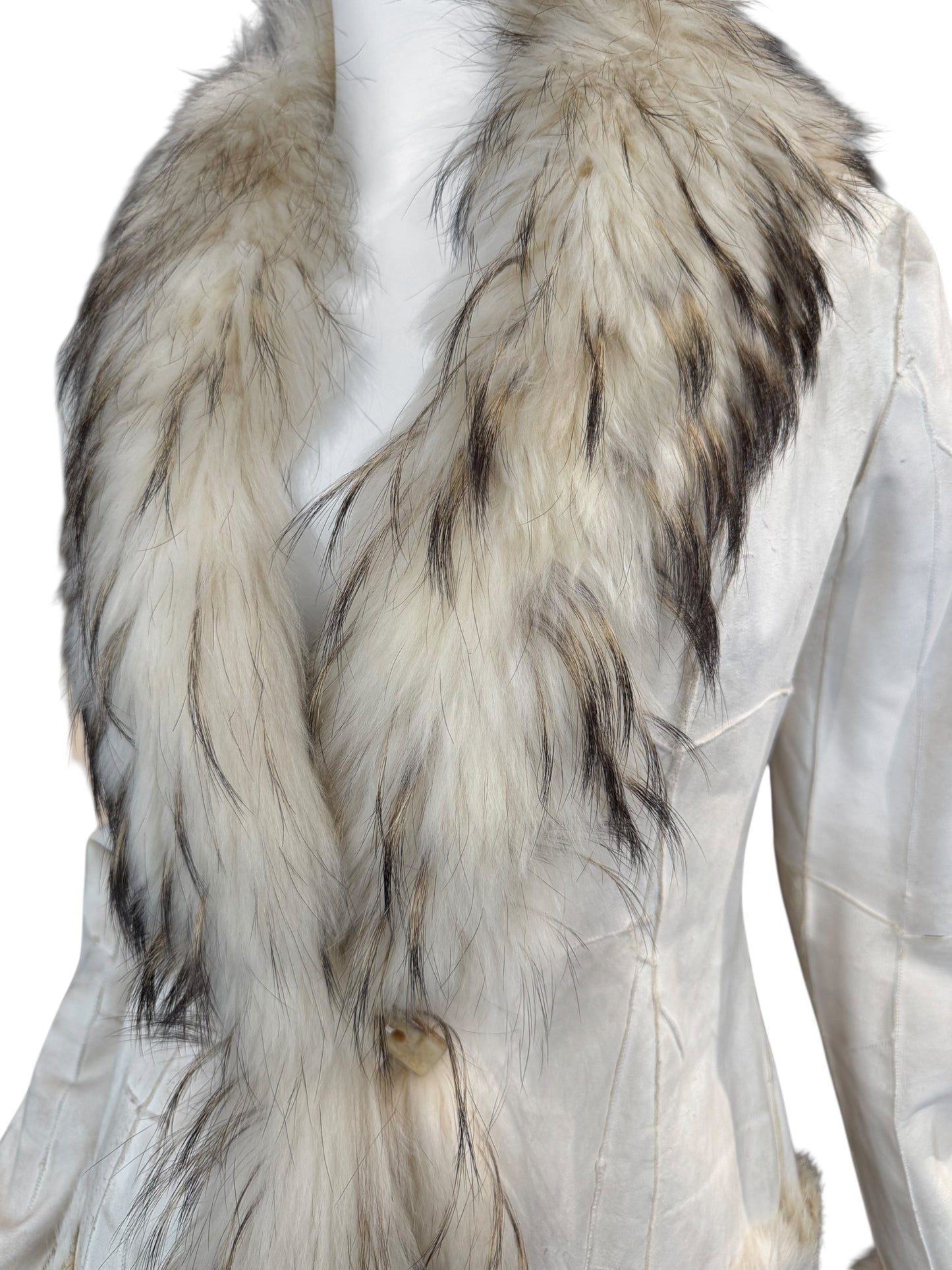 JITROIS 2000s CREAM FUR REVERSIBLE JACKET