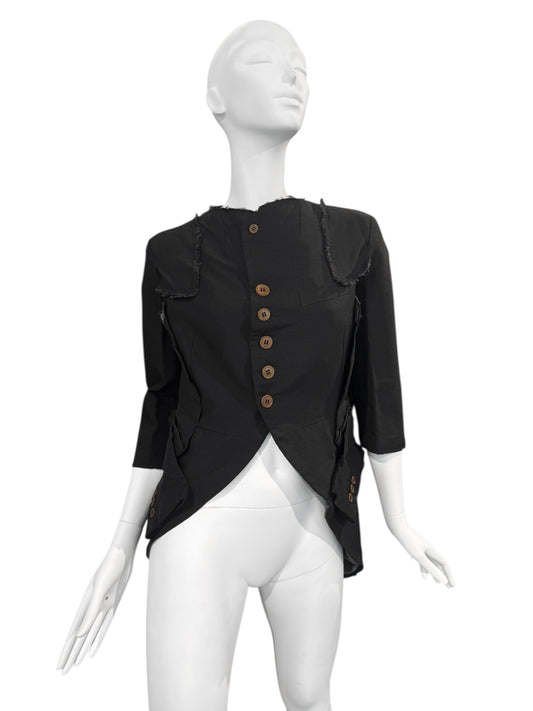 COMME DES GARÇONS SS2013 BLACK DECONSTRUCTED JACKET