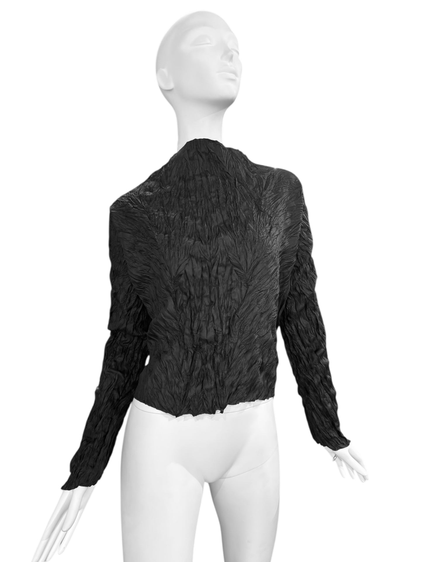 ISSEY MIYAKE SS1994 BLACK TEXTURED TOP