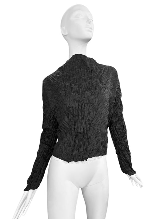 ISSEY MIYAKE SS1994 BLACK TEXTURED TOP