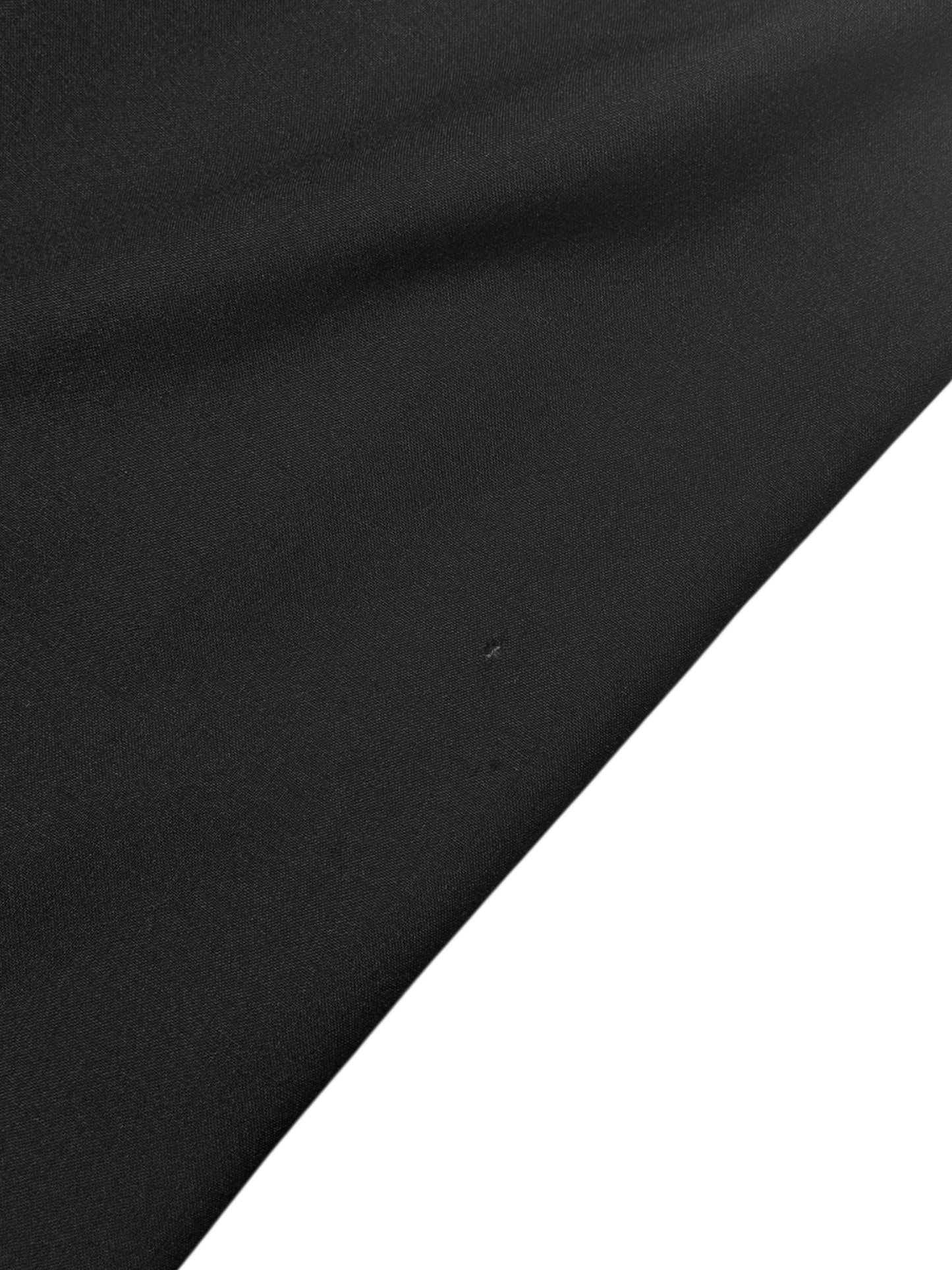 ALEXANDER MCQUEEN SS1999 «NO. 13» BLACK WOOL BACK-SLIT LACE INSERT FLARED PANTS