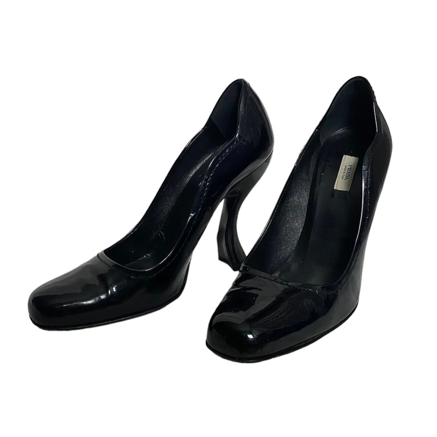 Prada patent leather clearance heels