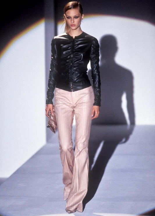GUCCI FW1999 BY TOM FORD BROWN LIZARD LEATHER CLUTCH