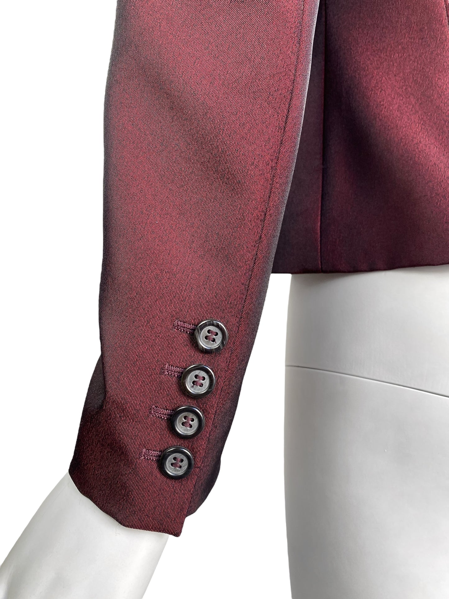 ALEXANDER MCQUEEN FW1998 «JOAN» RED STRUCTURED JACKET