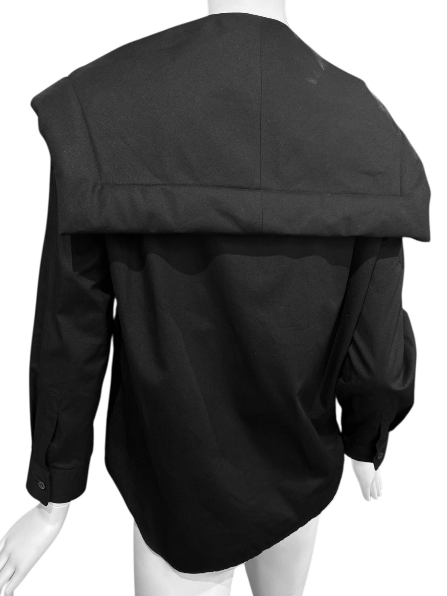 COMME DES GARÇONS TRICOT FW2020 BLACK BOW COLLAR SHIRT