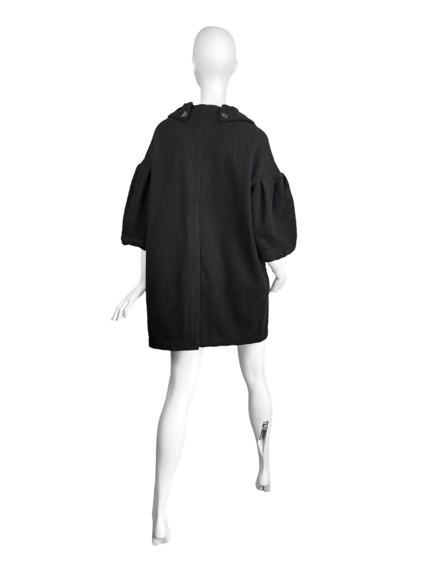 KAPITAL 2010s BLACK WOOL BALLOON COAT