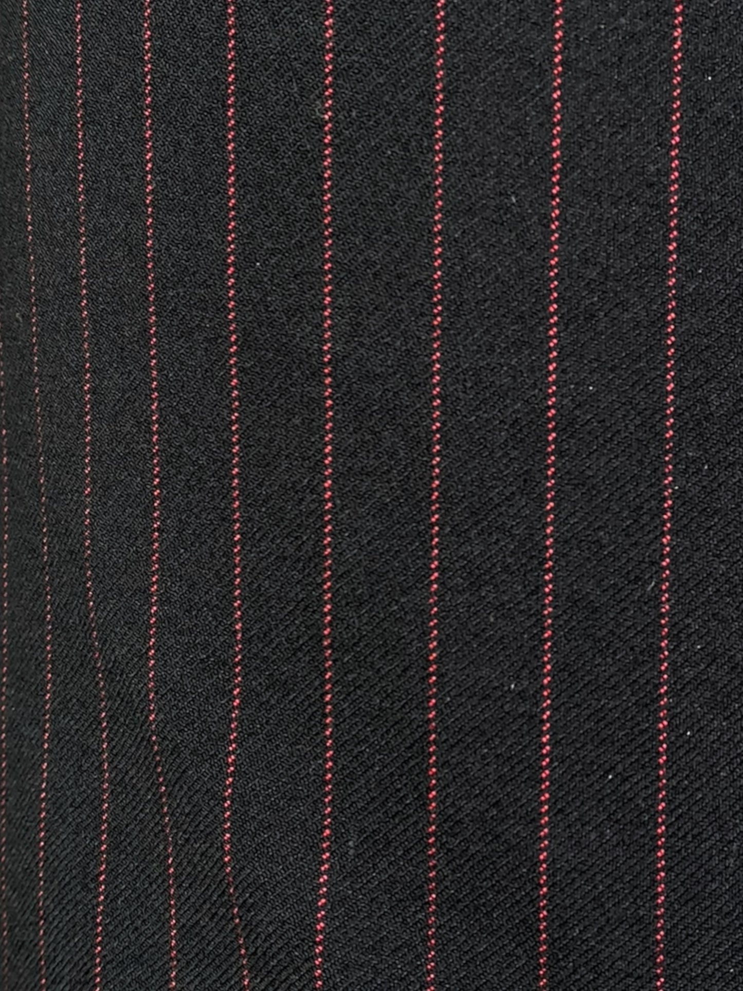 ALEXANDER MCQUEEN FW1998 «JOAN» BLACK & RED STRIPED PANTS