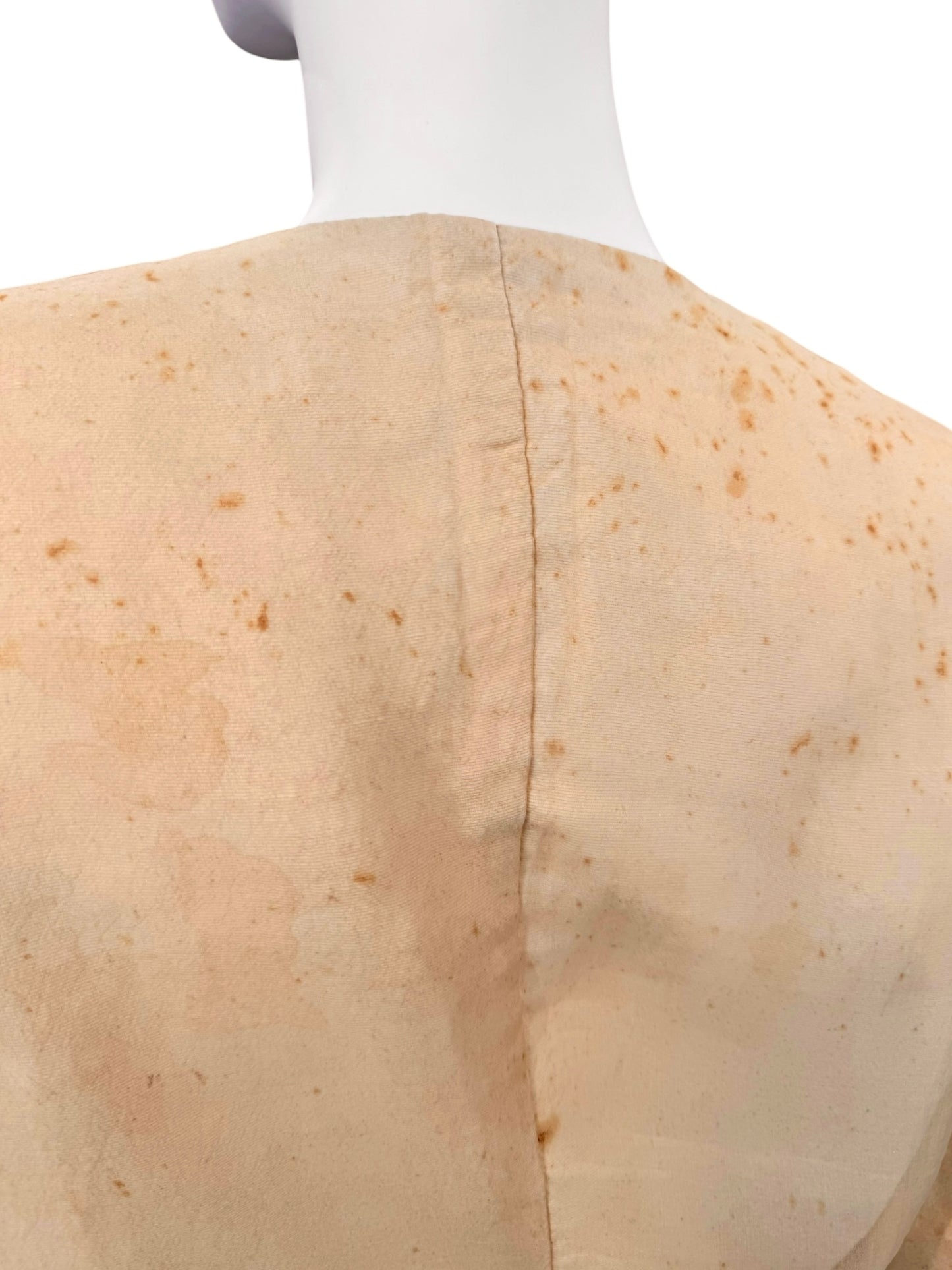 UMA WANG SS2019 YELLOW LINEN & SILK STAINED JACKET