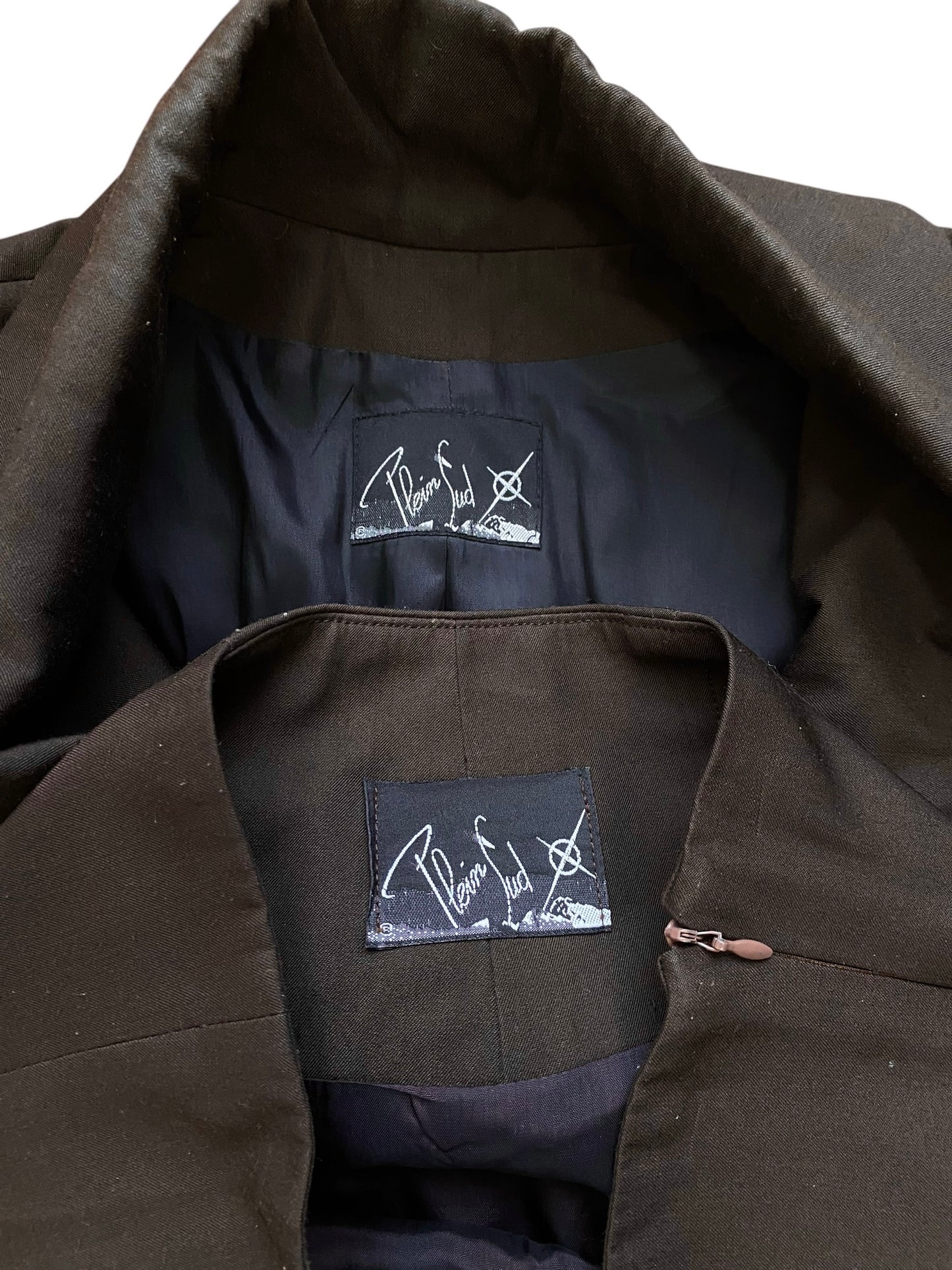 PLEIN SUD SS1990 BROWN BLAZER