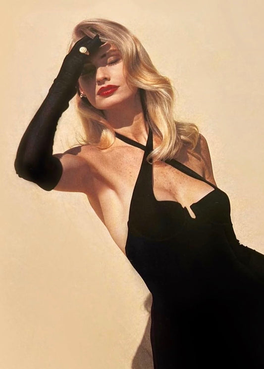 PLEIN SUD SS1992 BLACK SLIT MAXI DRESS