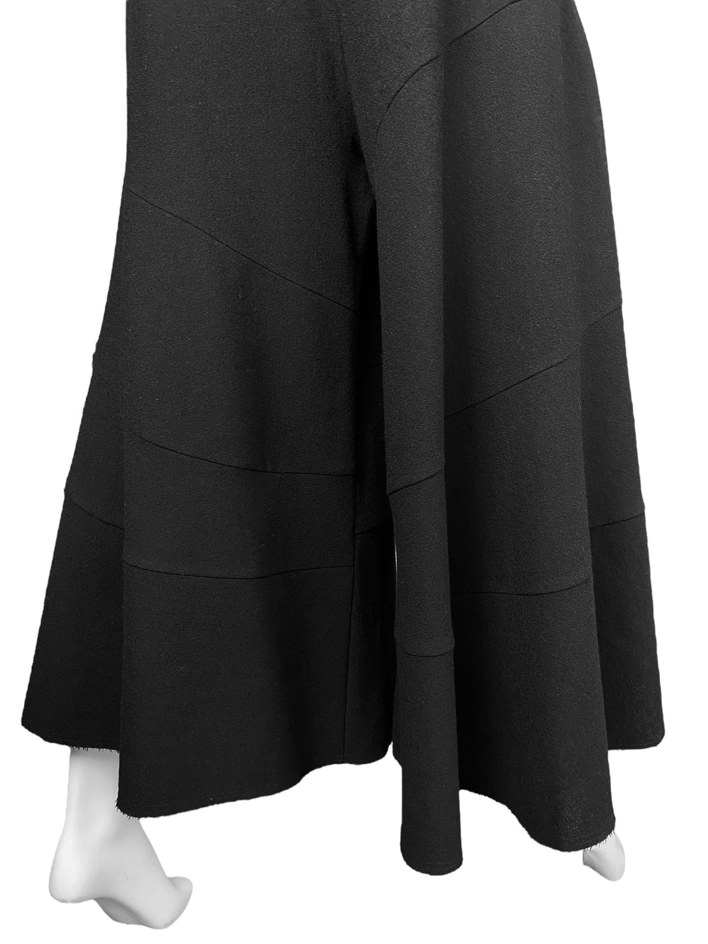 JUNYA WATANABE FW2013 BLACK WOOL WIDE LEG CULOTTES PANTS