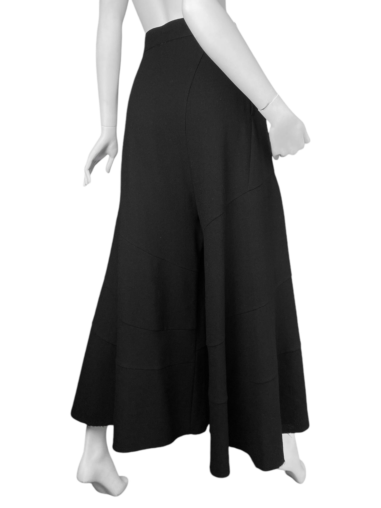 JUNYA WATANABE FW2013 BLACK WOOL WIDE LEG CULOTTES PANTS