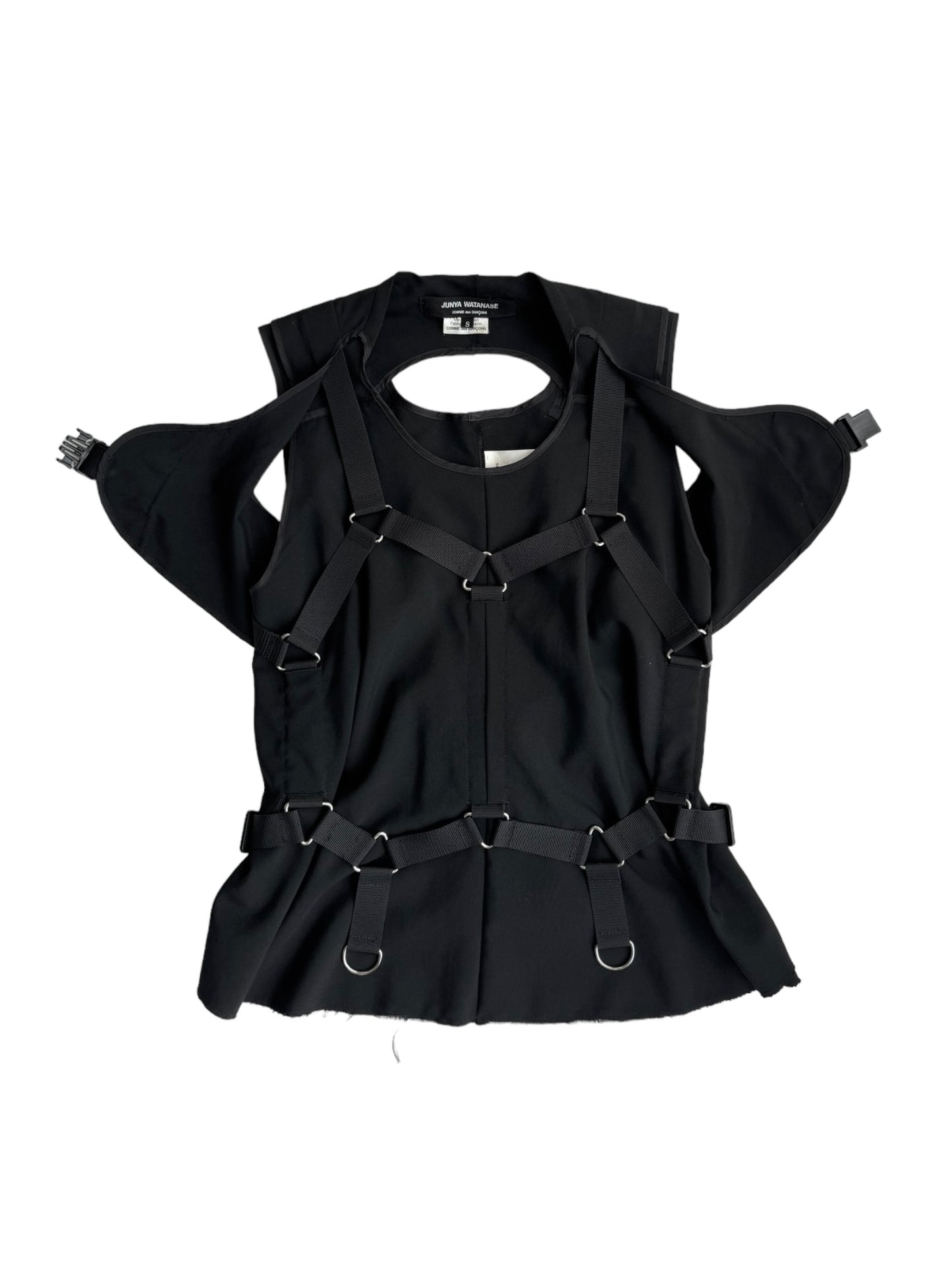 JUNYA WATANABE SS2003 BLACK BONDAGE TANK TOP