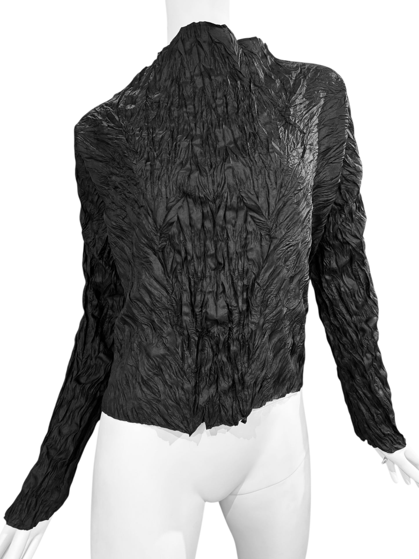 ISSEY MIYAKE SS1994 BLACK TEXTURED TOP