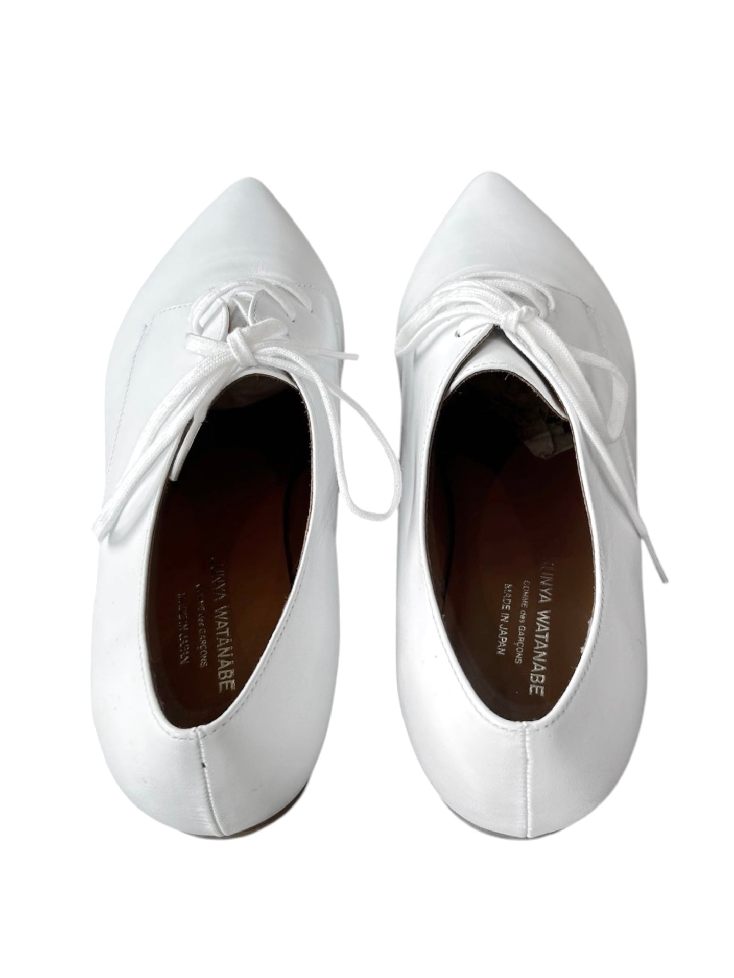 JUNYA WATANABE 2010s WHITE LEATHER DERBIES