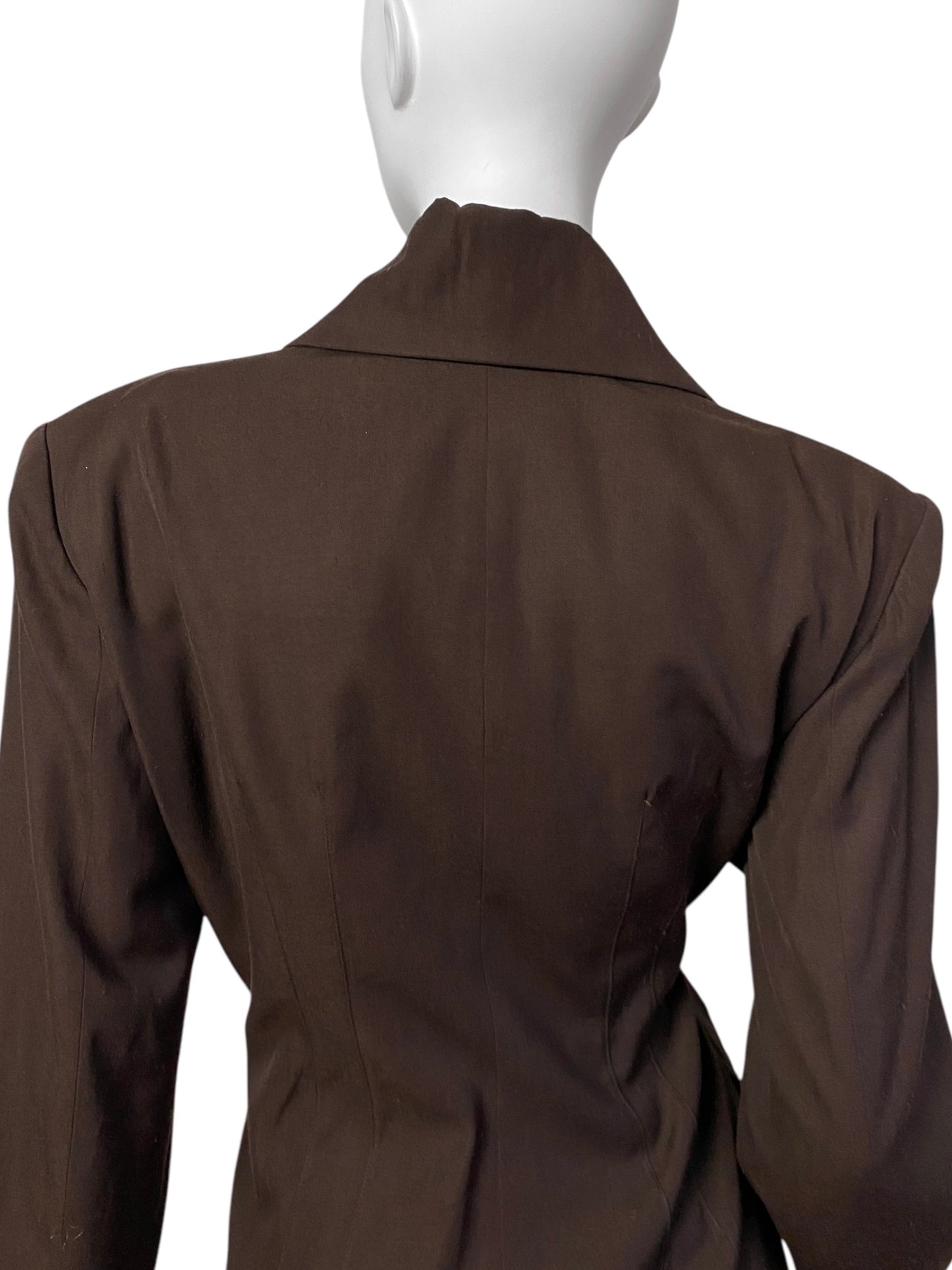 PLEIN SUD SS1990 BROWN BLAZER