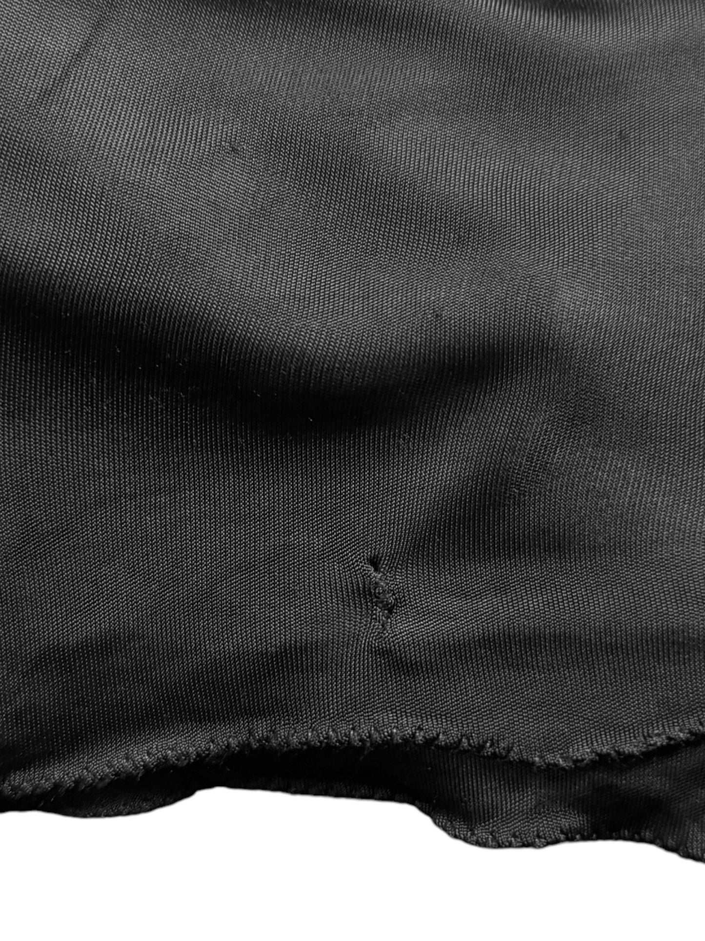 ALEXANDER MCQUEEN SS1996 «THE HUNGER» BLACK RUCHED SLEEVES DRAPED DRESS