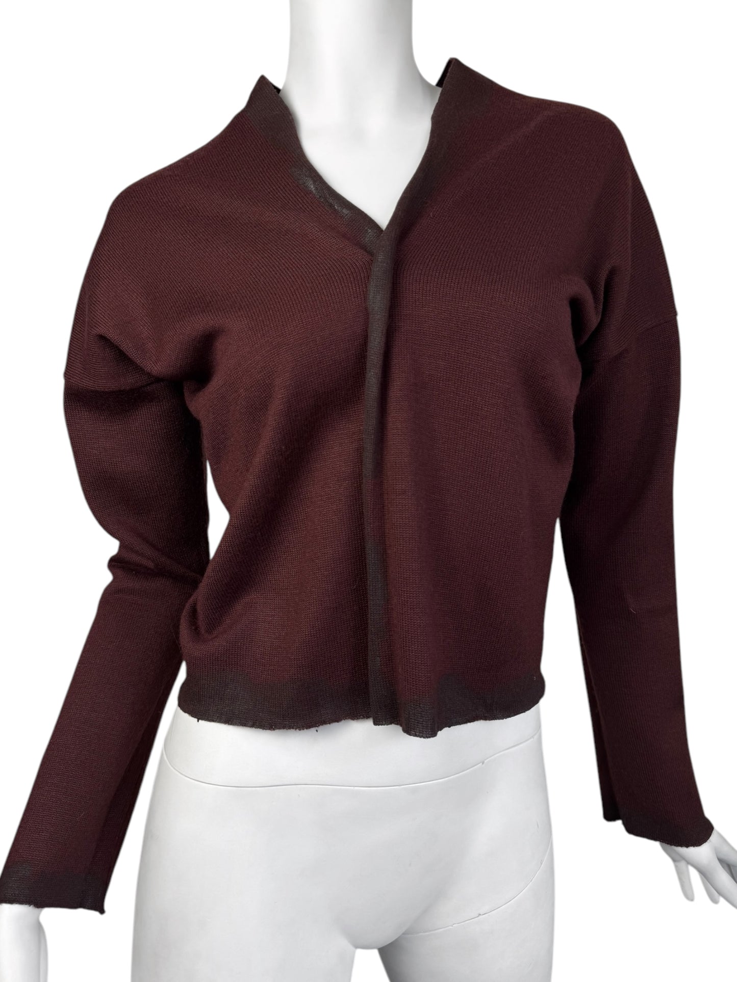 COMME DES GARÇONS SS1992 BROWN KNIT SWEATER