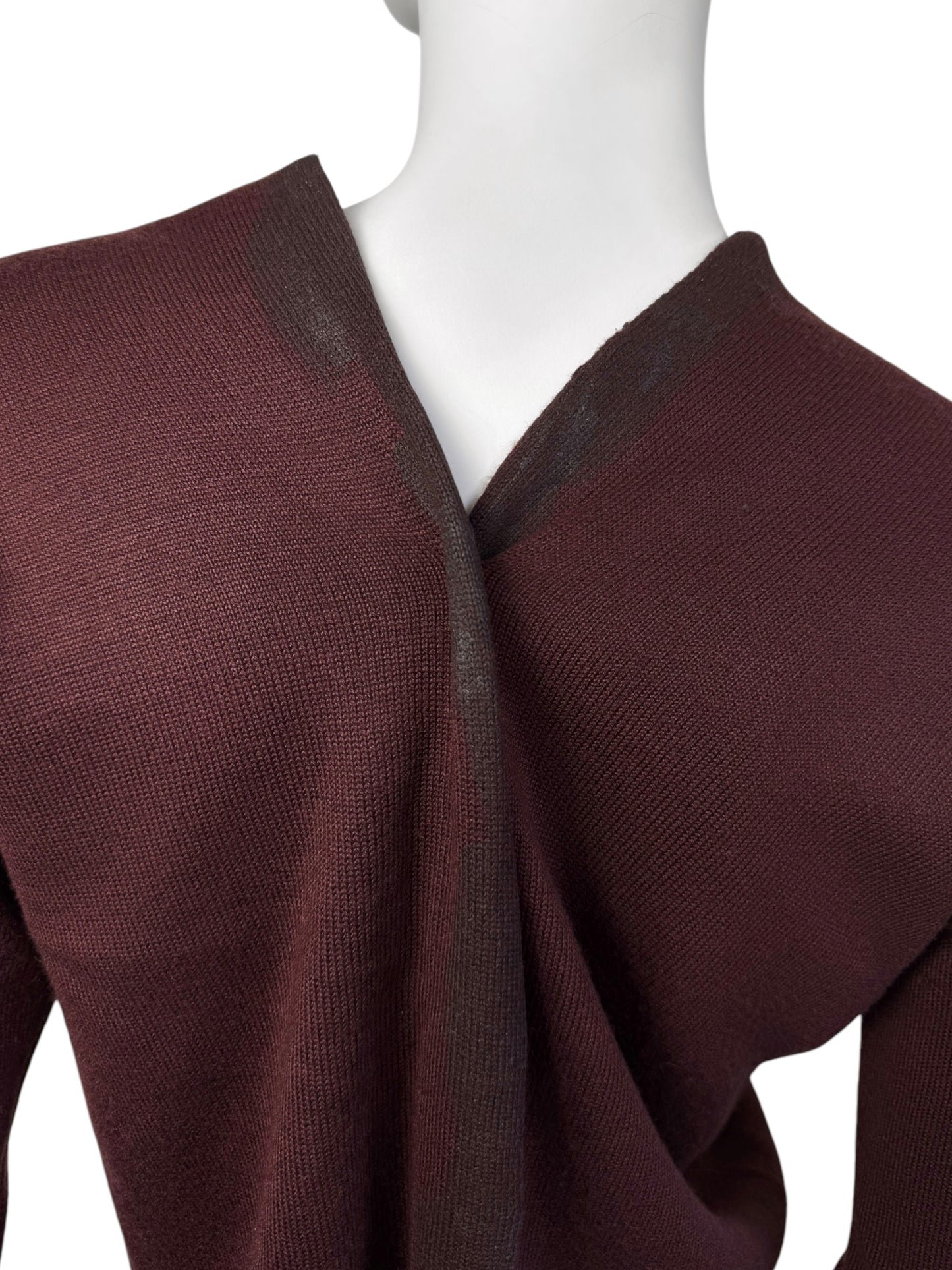 COMME DES GARÇONS SS1992 BROWN KNIT SWEATER