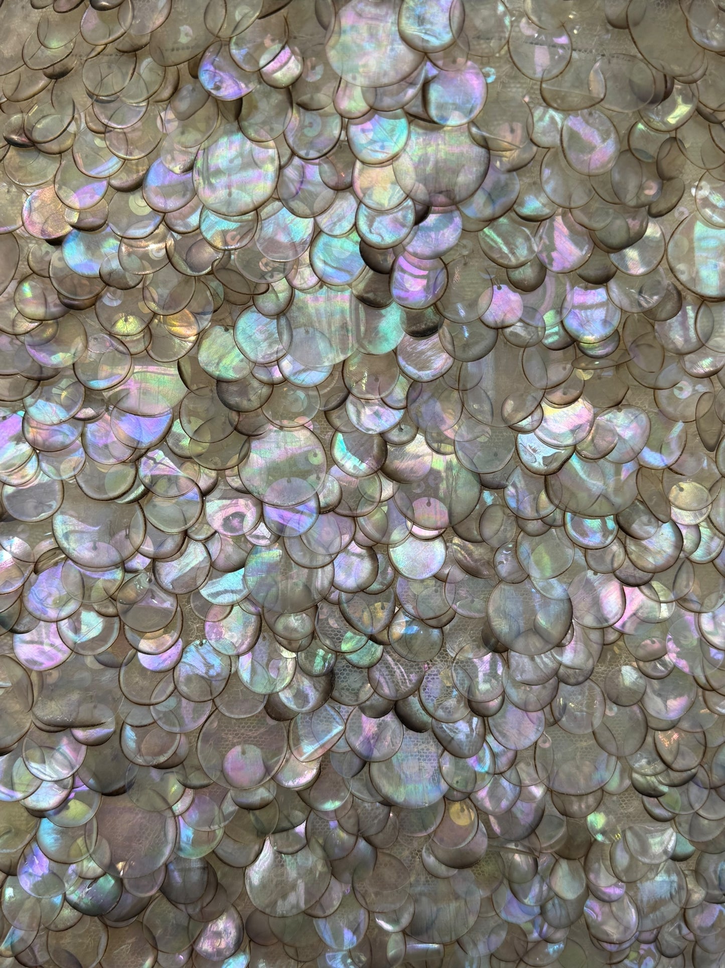 PLEIN SUD SS2004 MOTHER PEARL SEQUINS MINI SKIRT