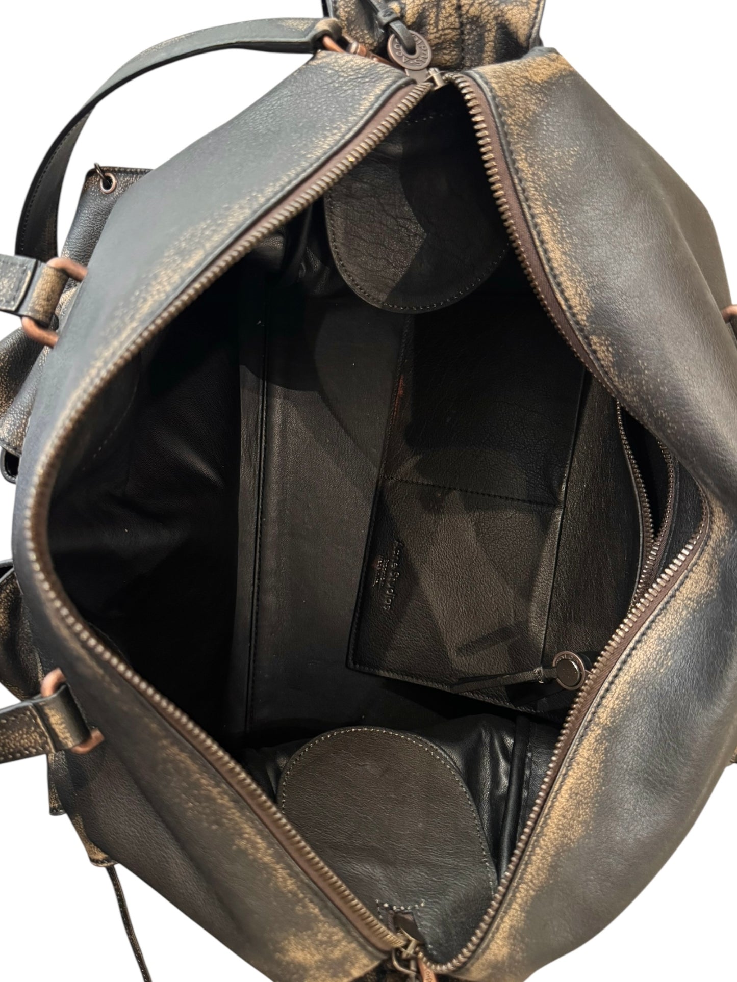 ACNE STUDIOS SS2025 BROWN LEATHER BAG