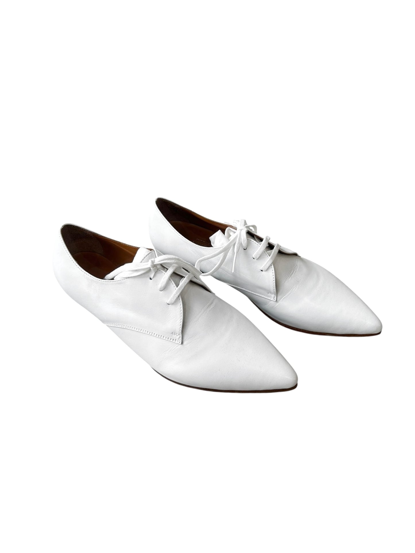 JUNYA WATANABE 2010s WHITE LEATHER DERBIES