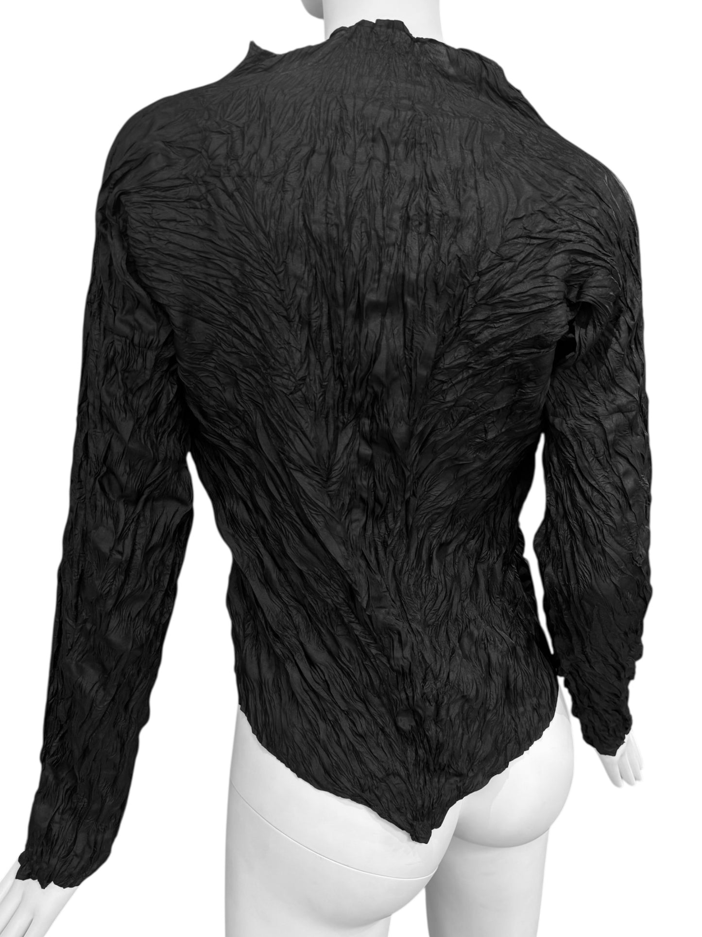 ISSEY MIYAKE SS1994 BLACK TEXTURED TOP