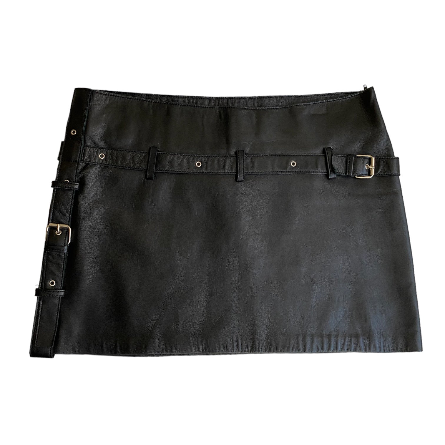 Belted Mini Skirt