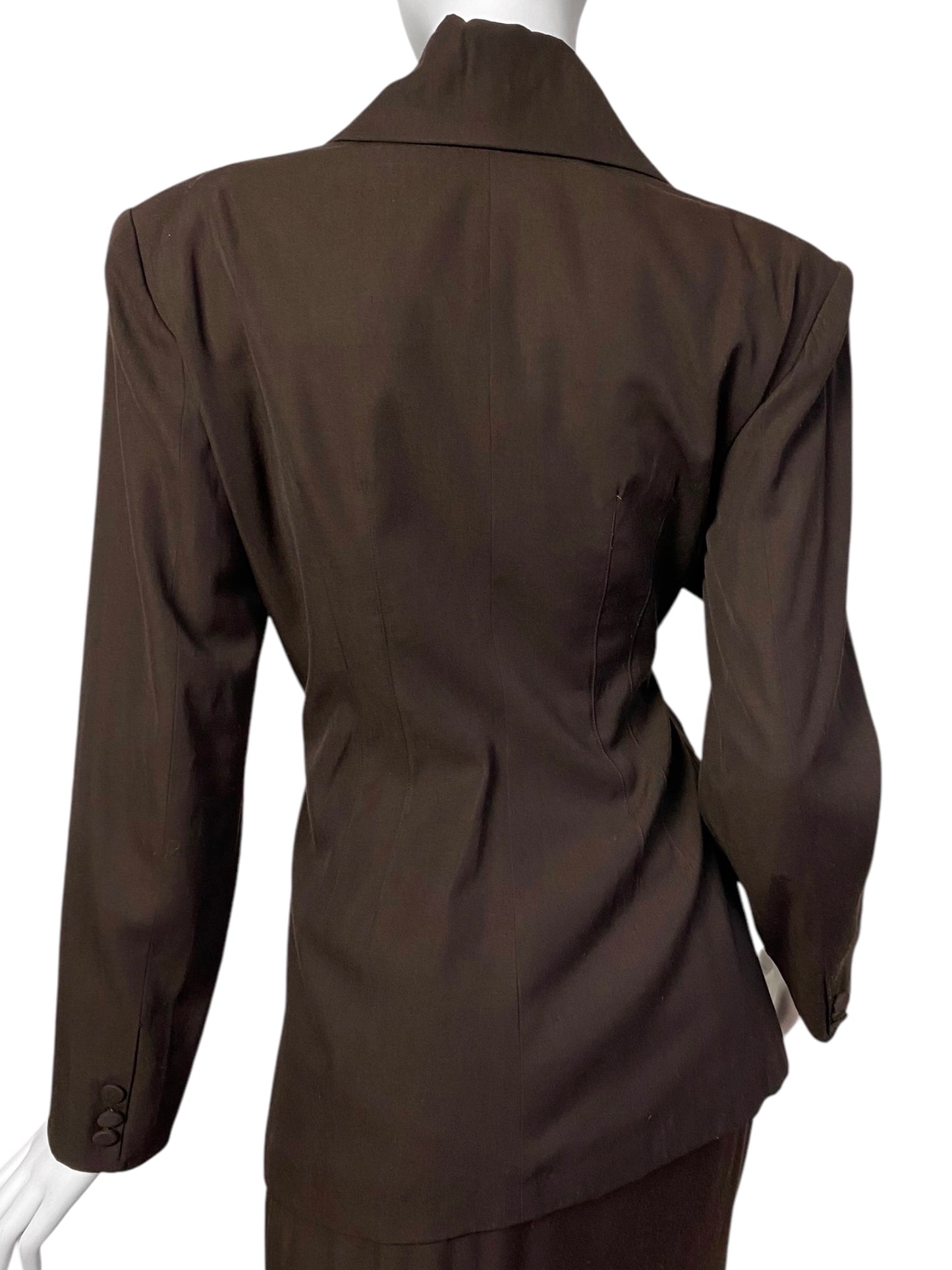 PLEIN SUD SS1990 BROWN BLAZER